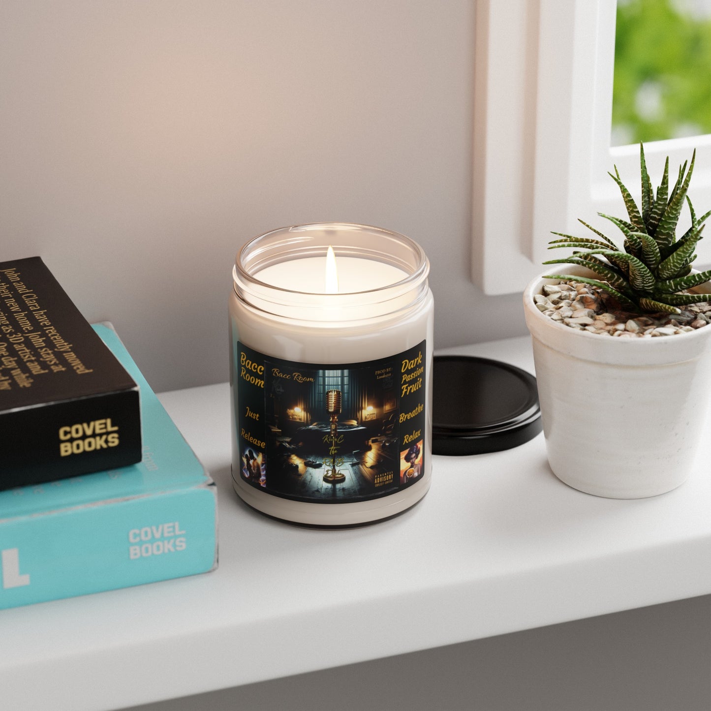 3TG KévinC's Bacc Room Dark Passion fruit Candle, 9oz