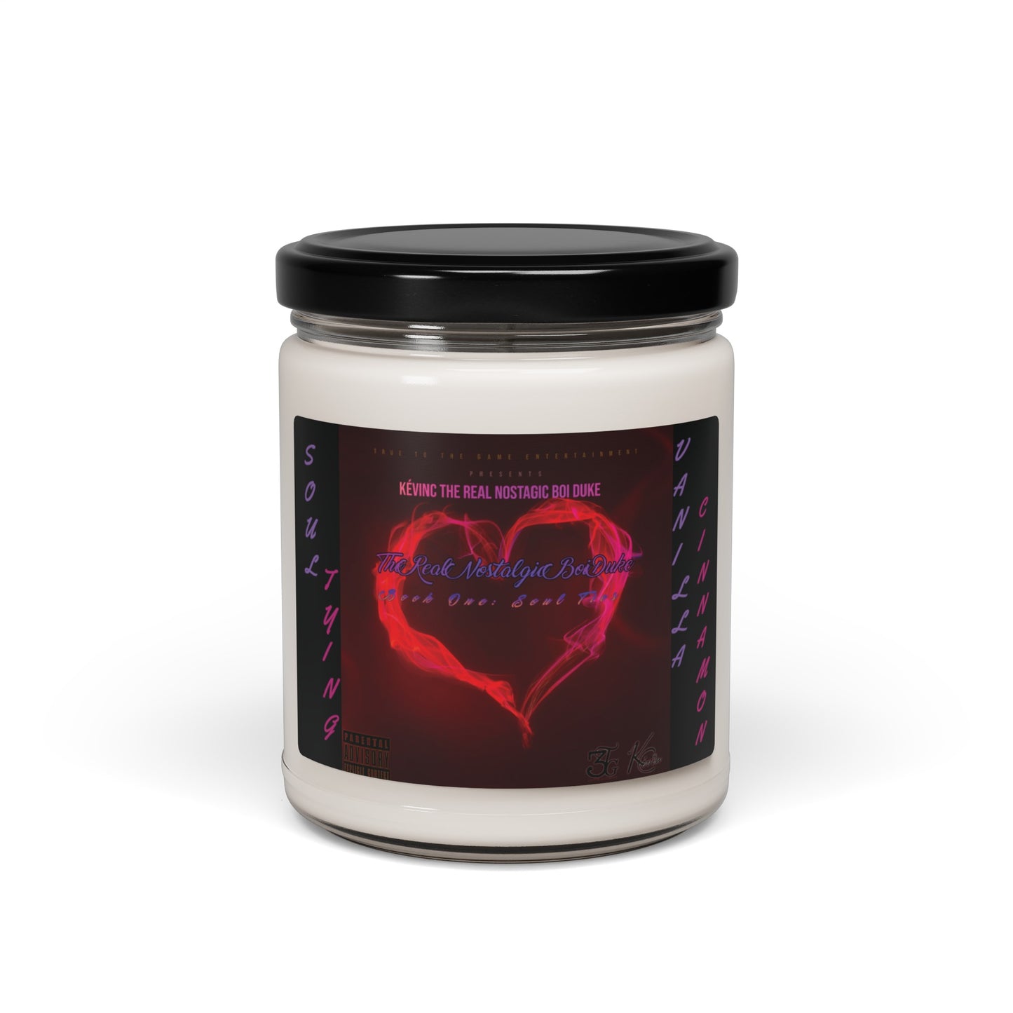 3TG KévinC's Soul Tying Vanilla Cinnamon Scented Candle, 9oz