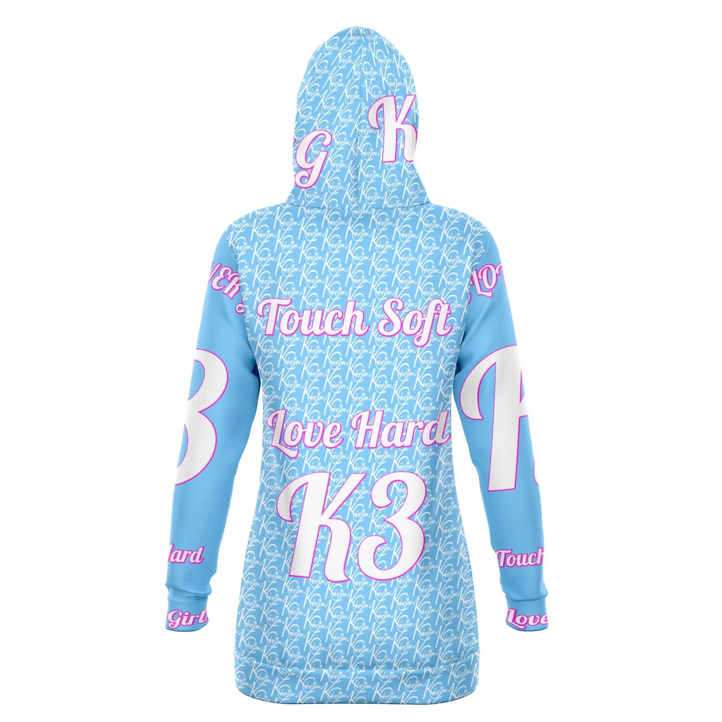 3TG True Lover Girl Longline Hoodie Dress