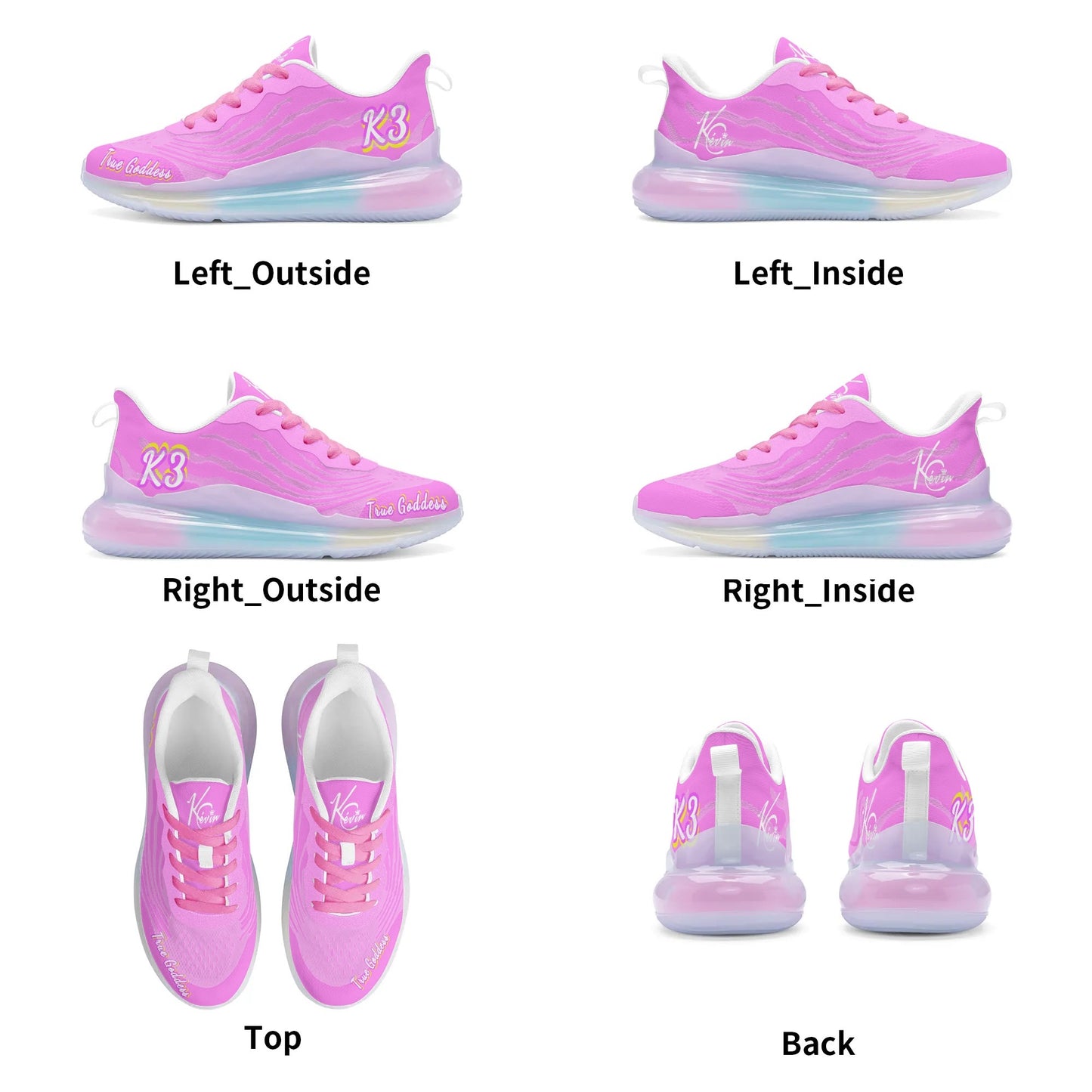 3TG True Goddess K3 Rainbow Aurora Shoes