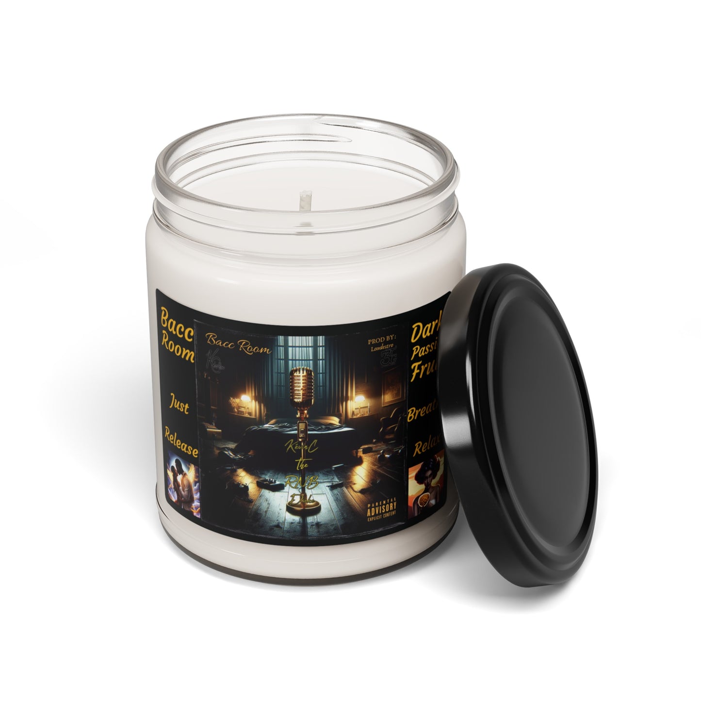 3TG KévinC's Bacc Room Dark Passion fruit Candle, 9oz