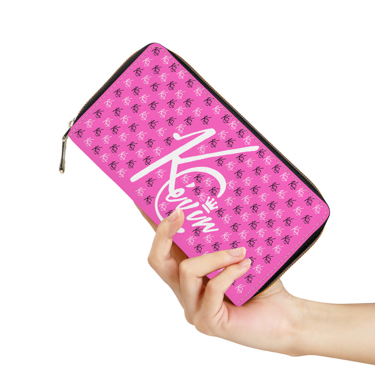 3TG KévinC Strawberry Cream Licorice Zippered Clutch Purse