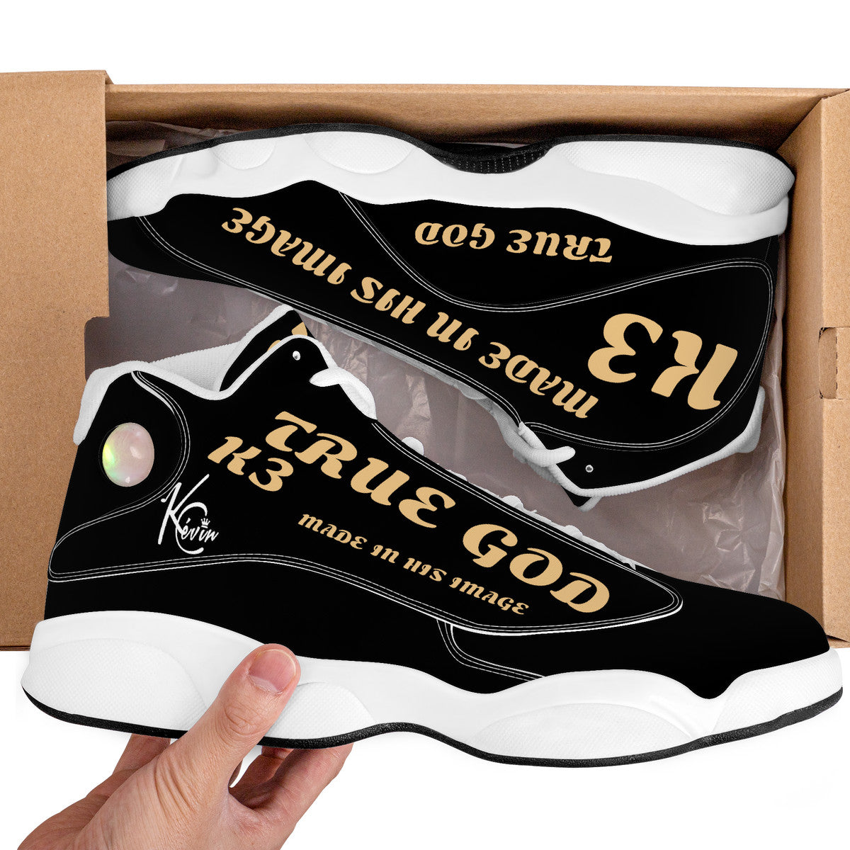 3TG True God Shoes (Black & Soft Gold Melanated Edition)