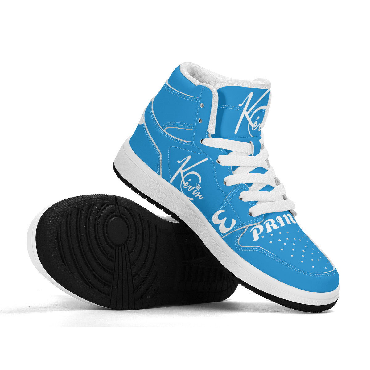 3TG True Prince (Baby Blue, Black and White) High-Top