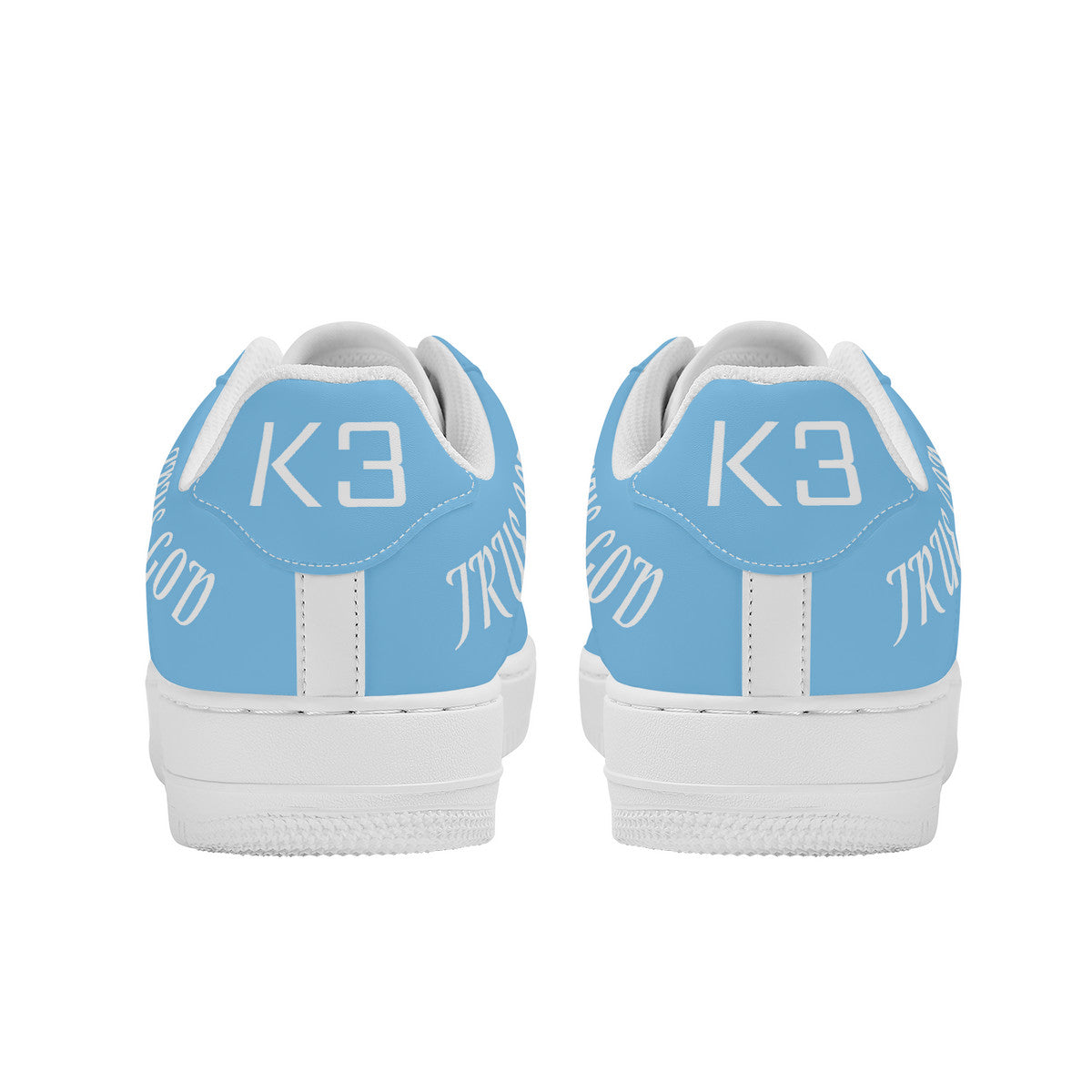 3TG True God Low-Top Shoes (Baby Blue & White Edition)