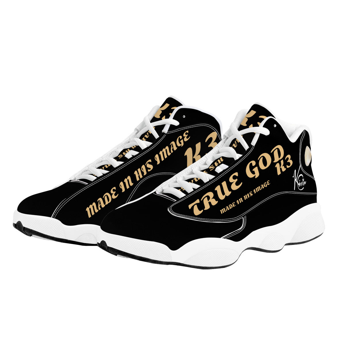 3TG True God Shoes (Black & Soft Gold Melanated Edition)