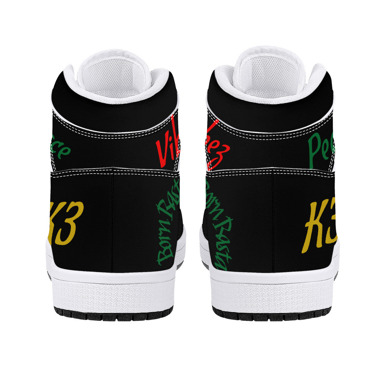 3TG True Rasta Gal High-Tops