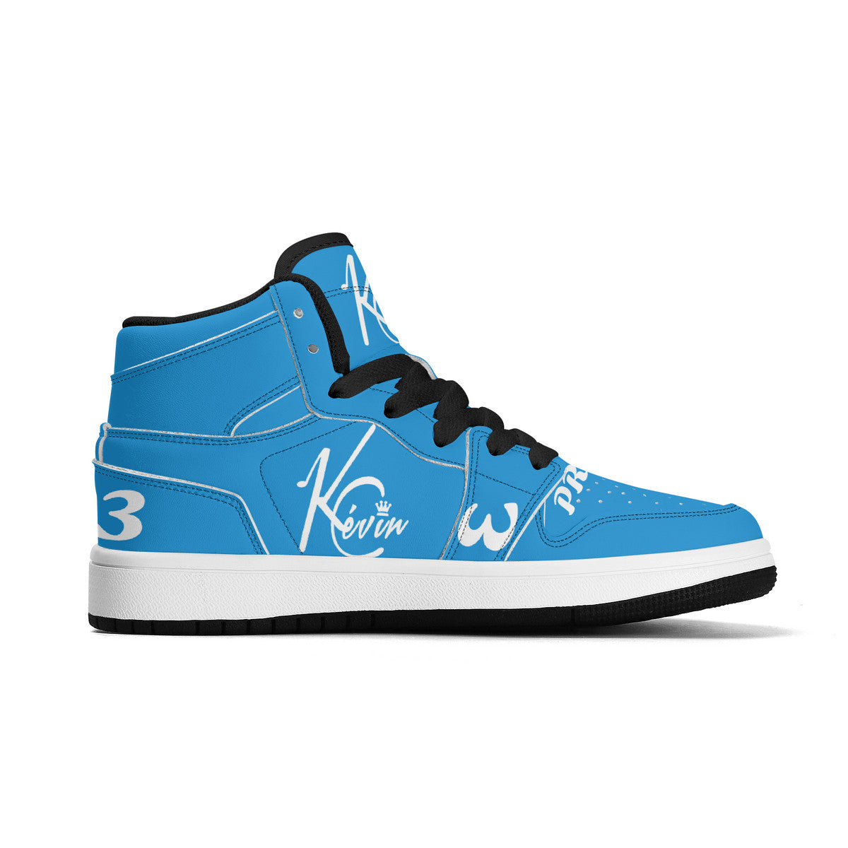 3TG True Prince (Baby Blue, Black and White) High-Top