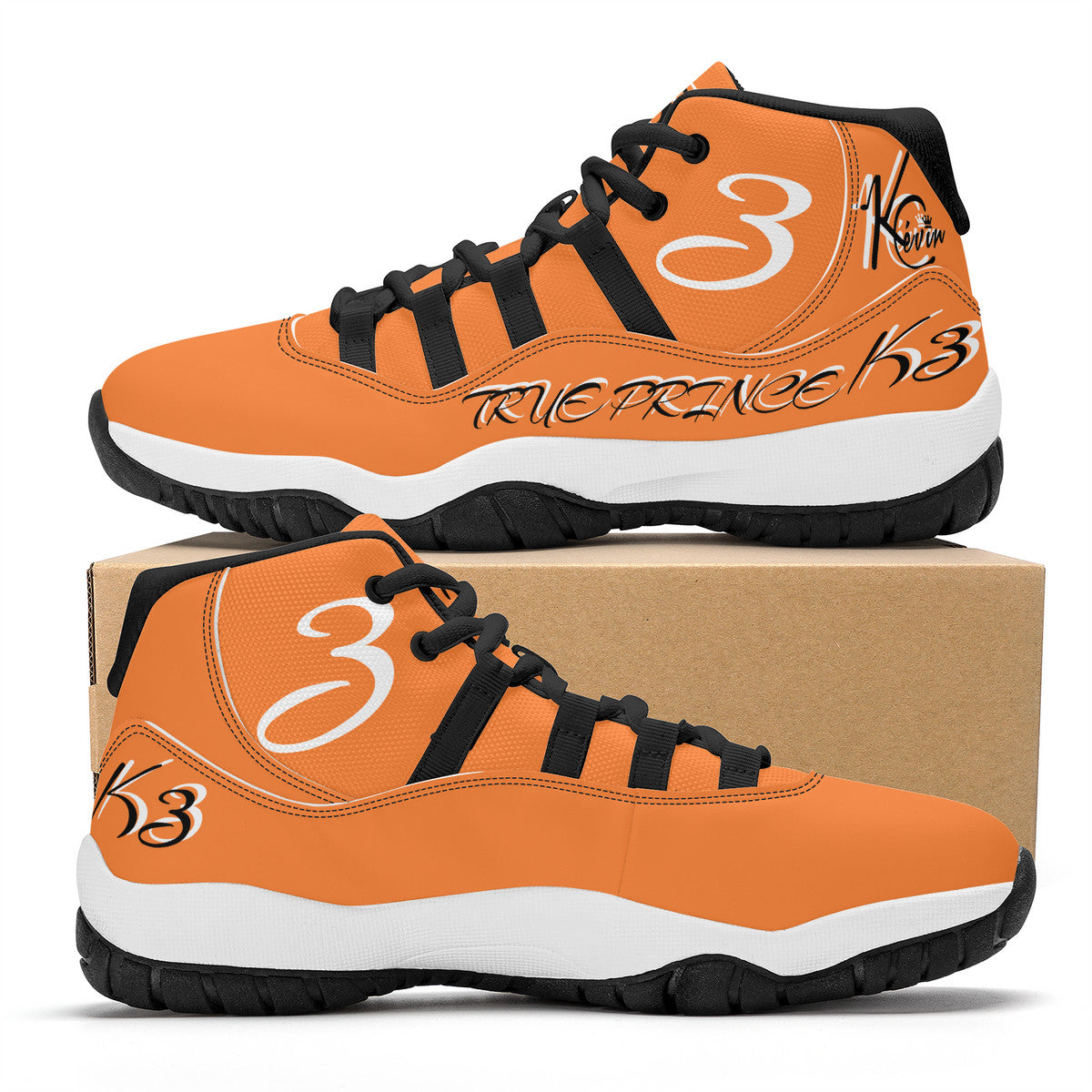 3TG True Prince (Orange & Black) Shoes