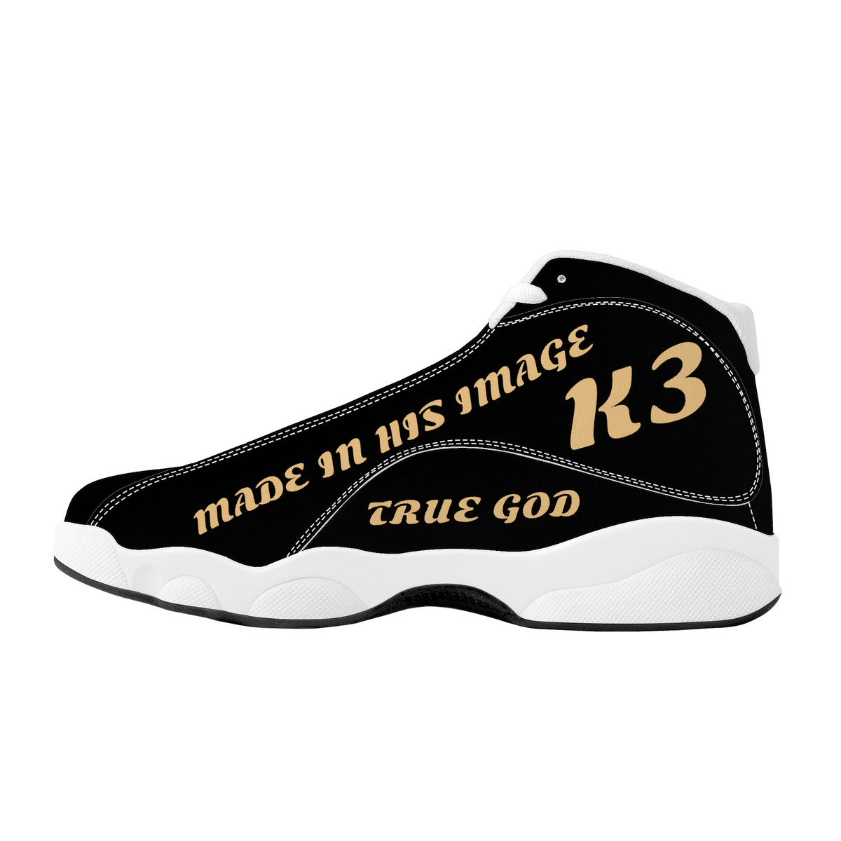 3TG True God Shoes (Black & Soft Gold Melanated Edition)