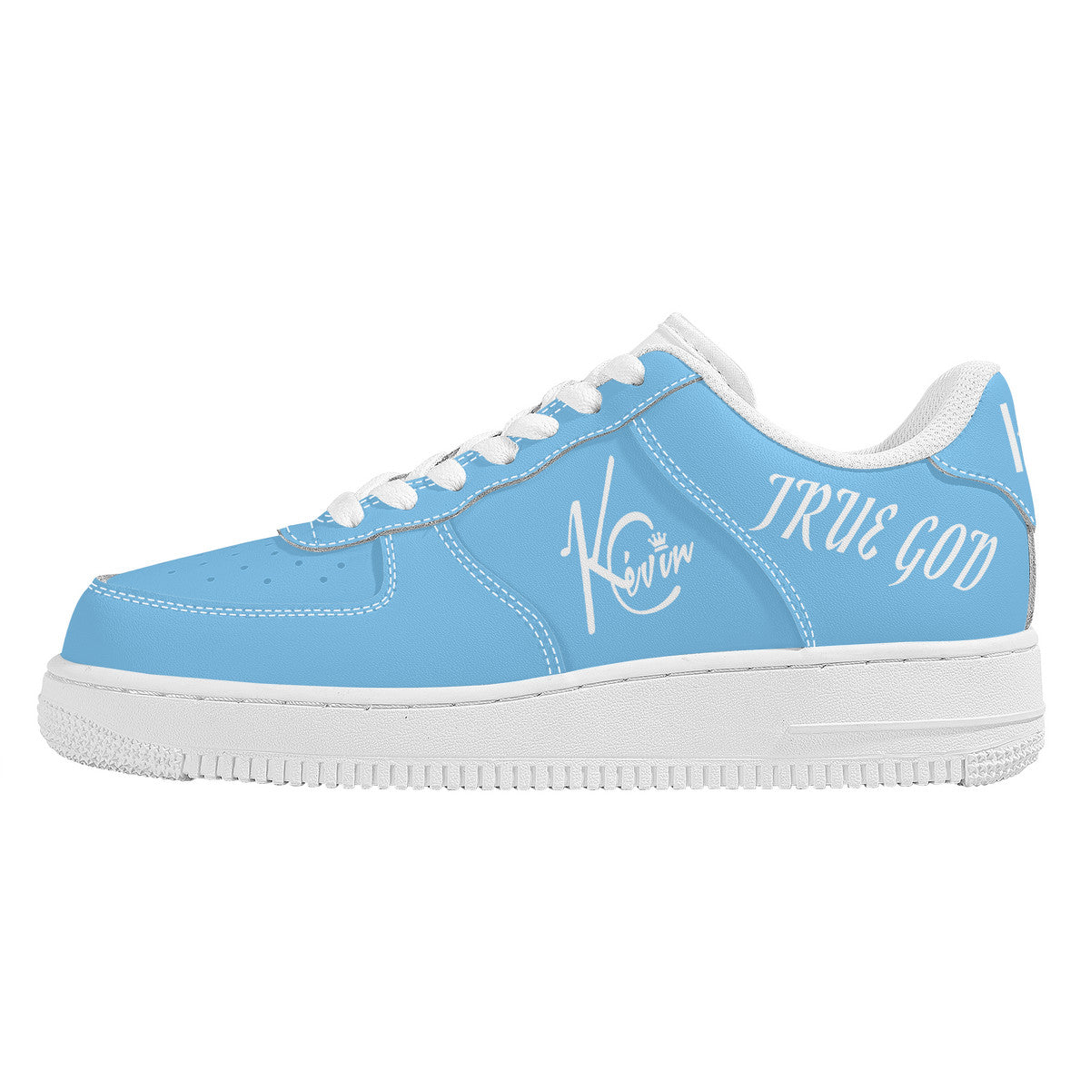 3TG True God Low-Top Shoes (Baby Blue & White Edition)