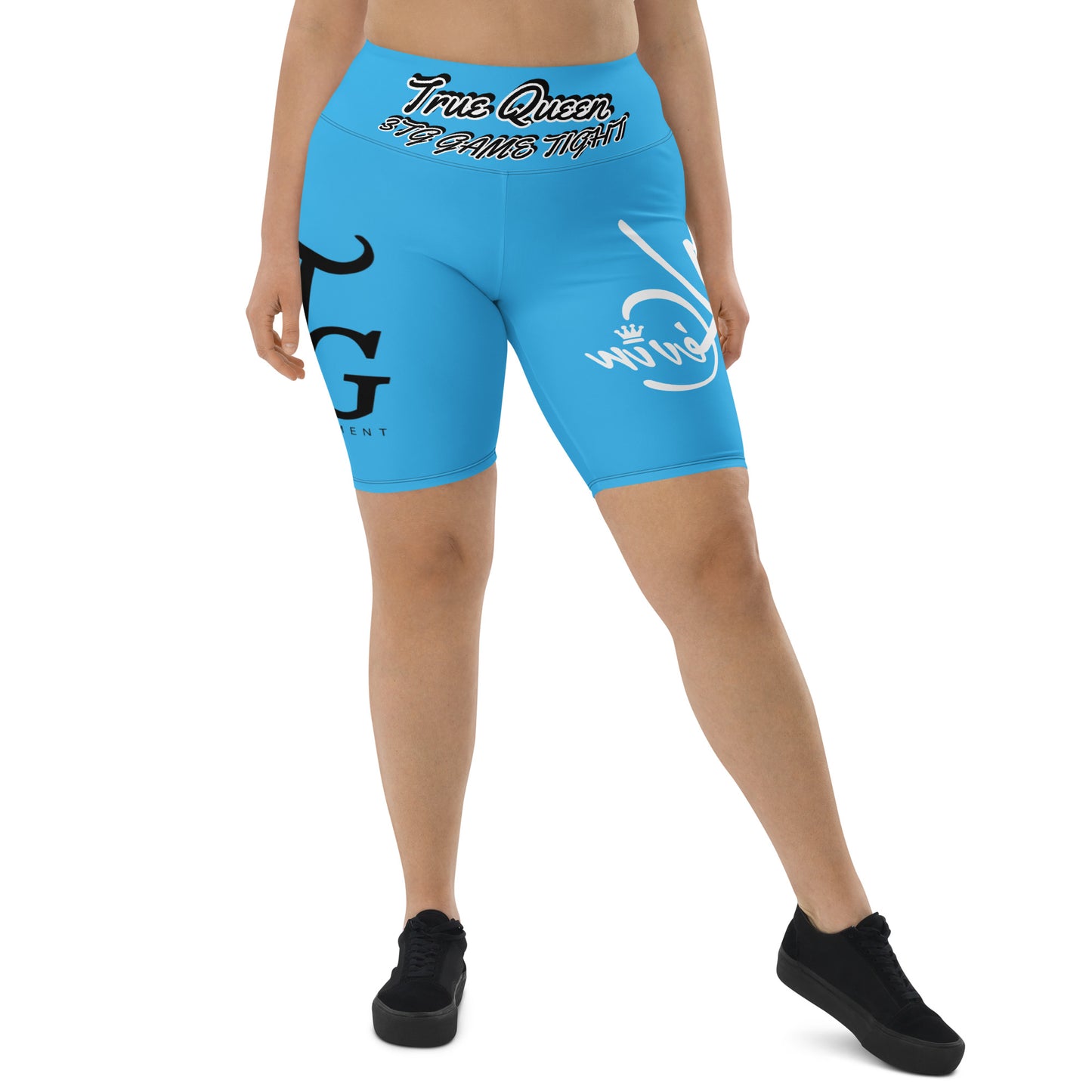 3TG True Queen (True Skies Blue Edition) Biker Shorts