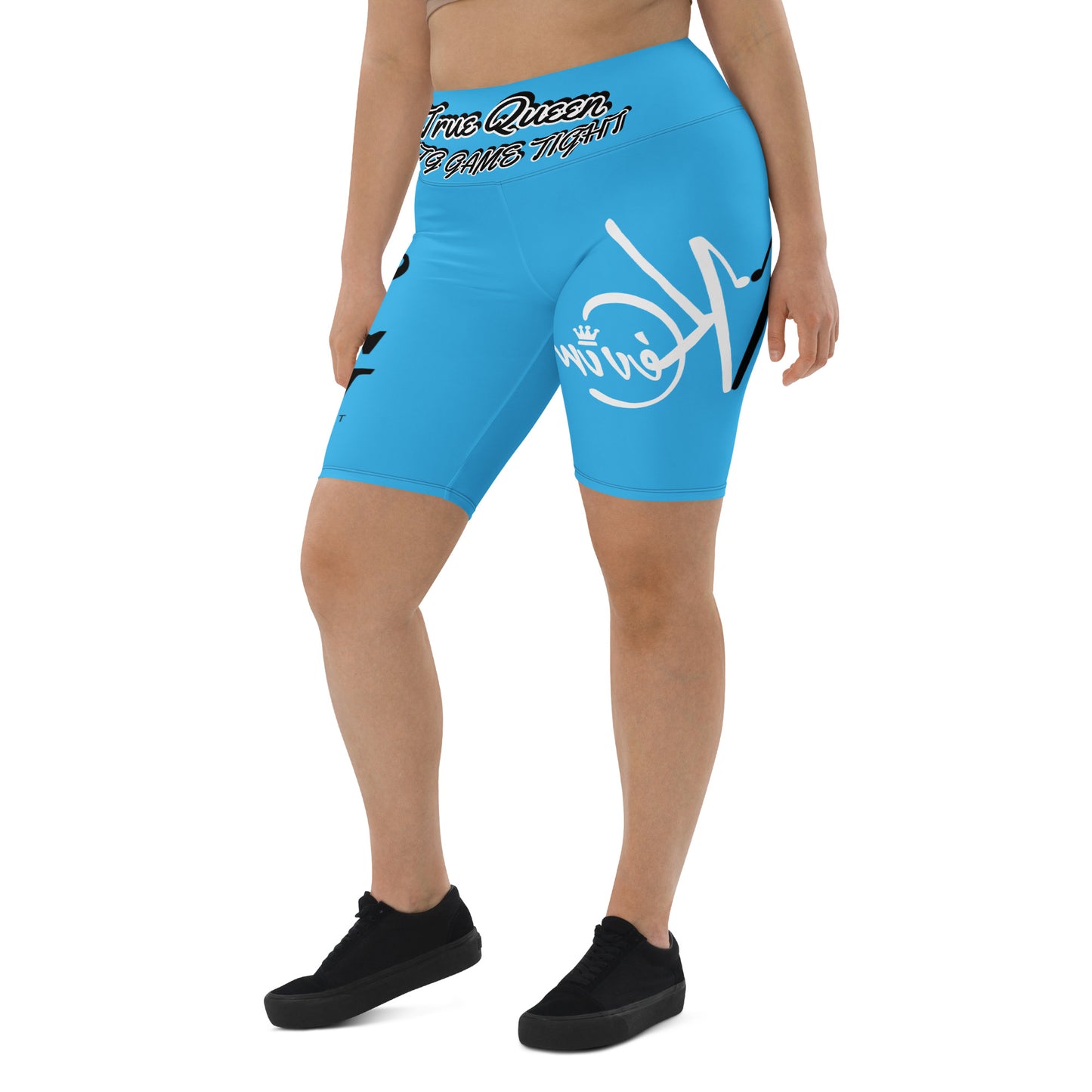 3TG True Queen (True Skies Blue Edition) Biker Shorts