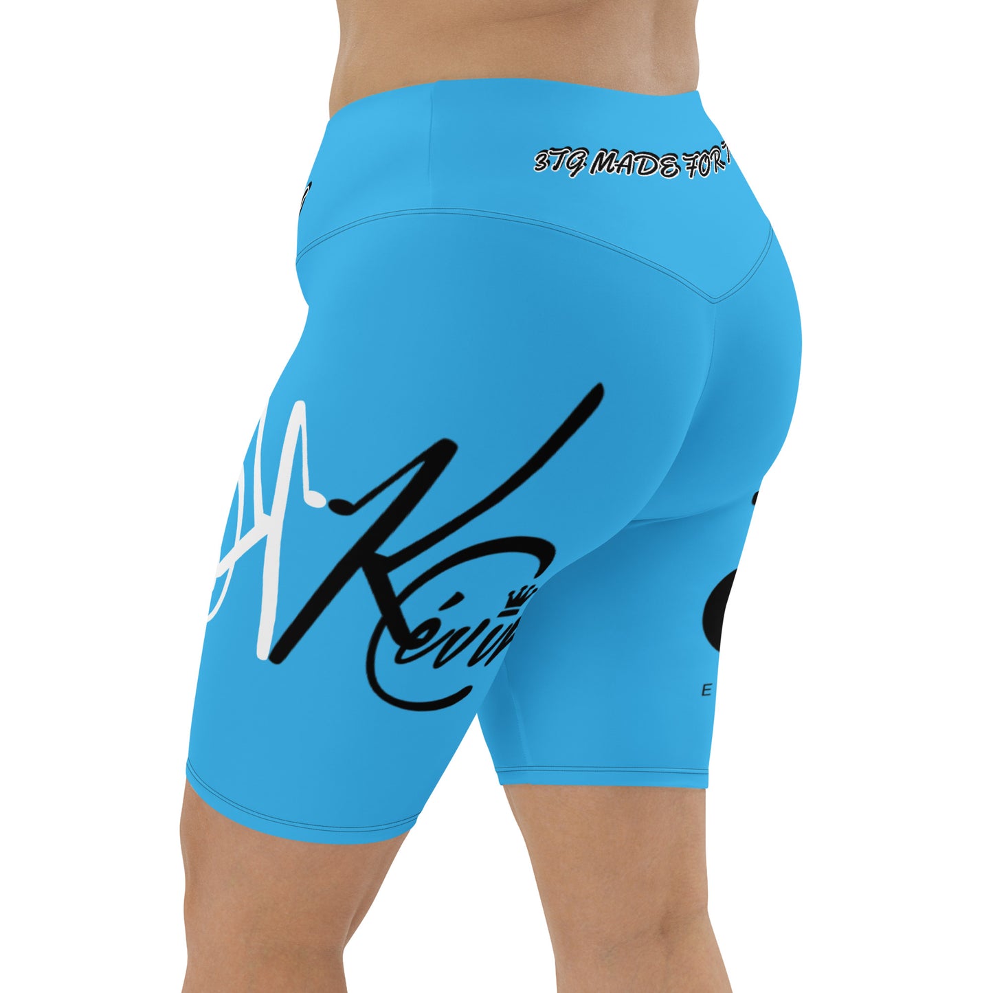 3TG True Queen (True Skies Blue Edition) Biker Shorts