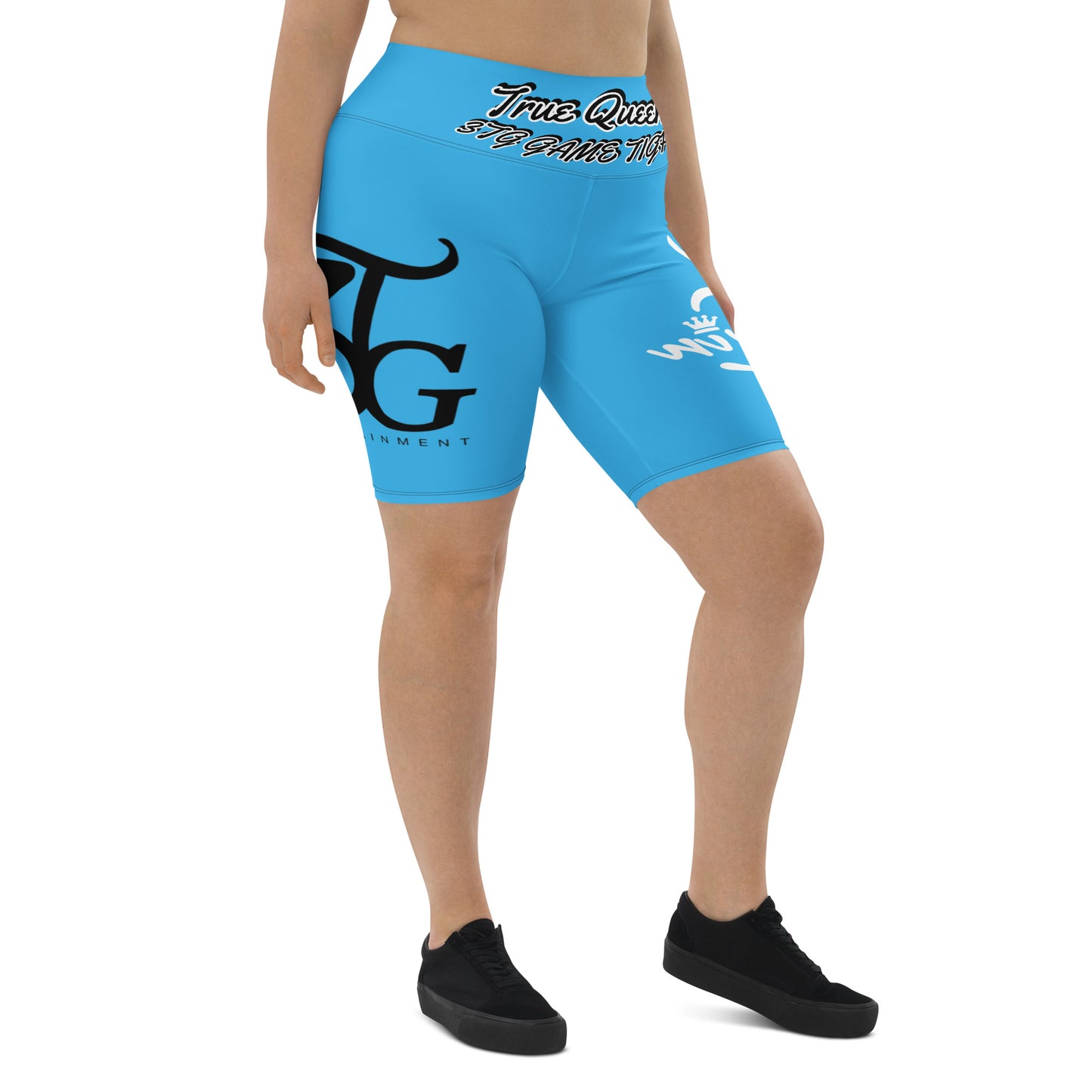 3TG True Queen (True Skies Blue Edition) Biker Shorts