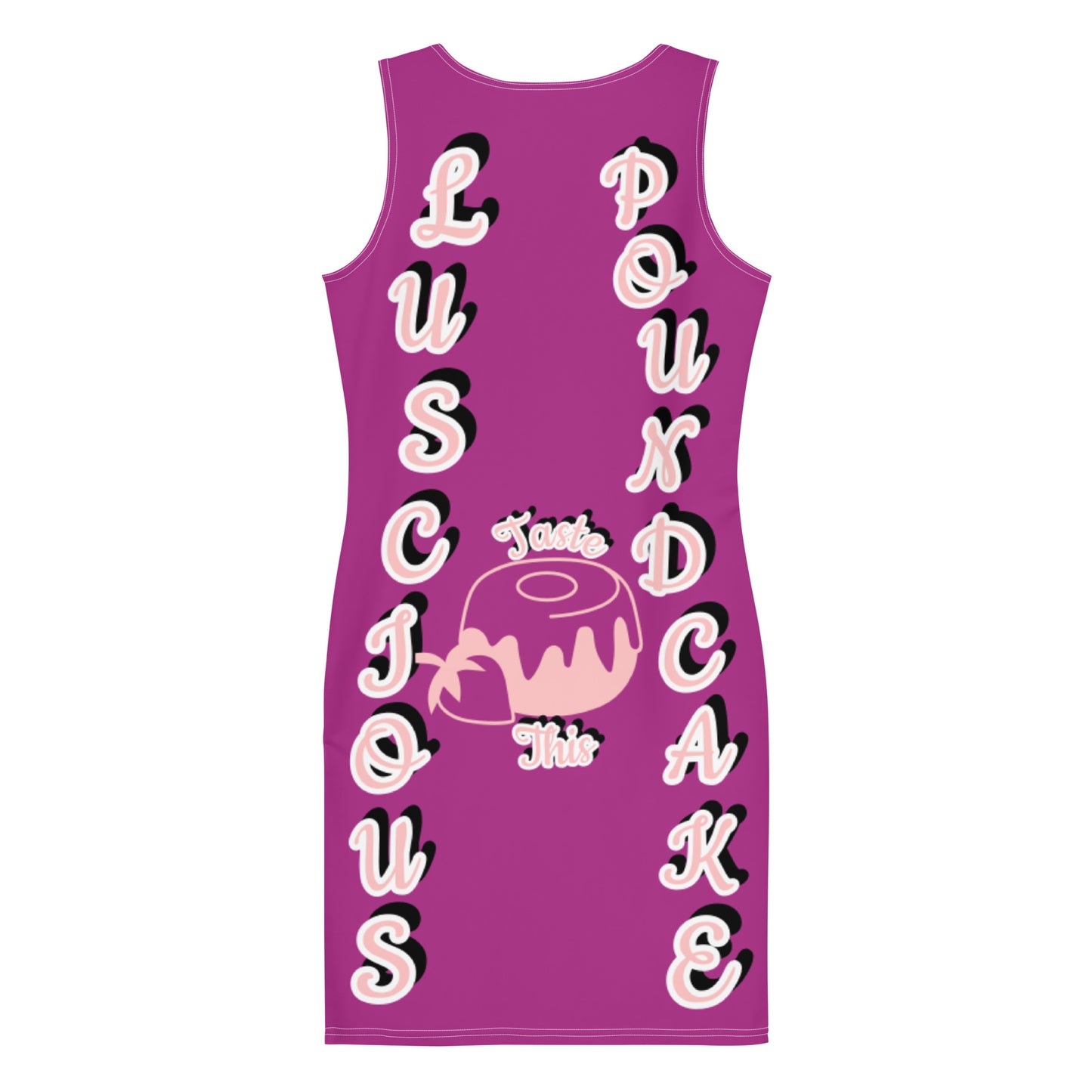 3TG True Lusciousness Bodycon Dress (Purple Grape Berry Pound Cake Edition)