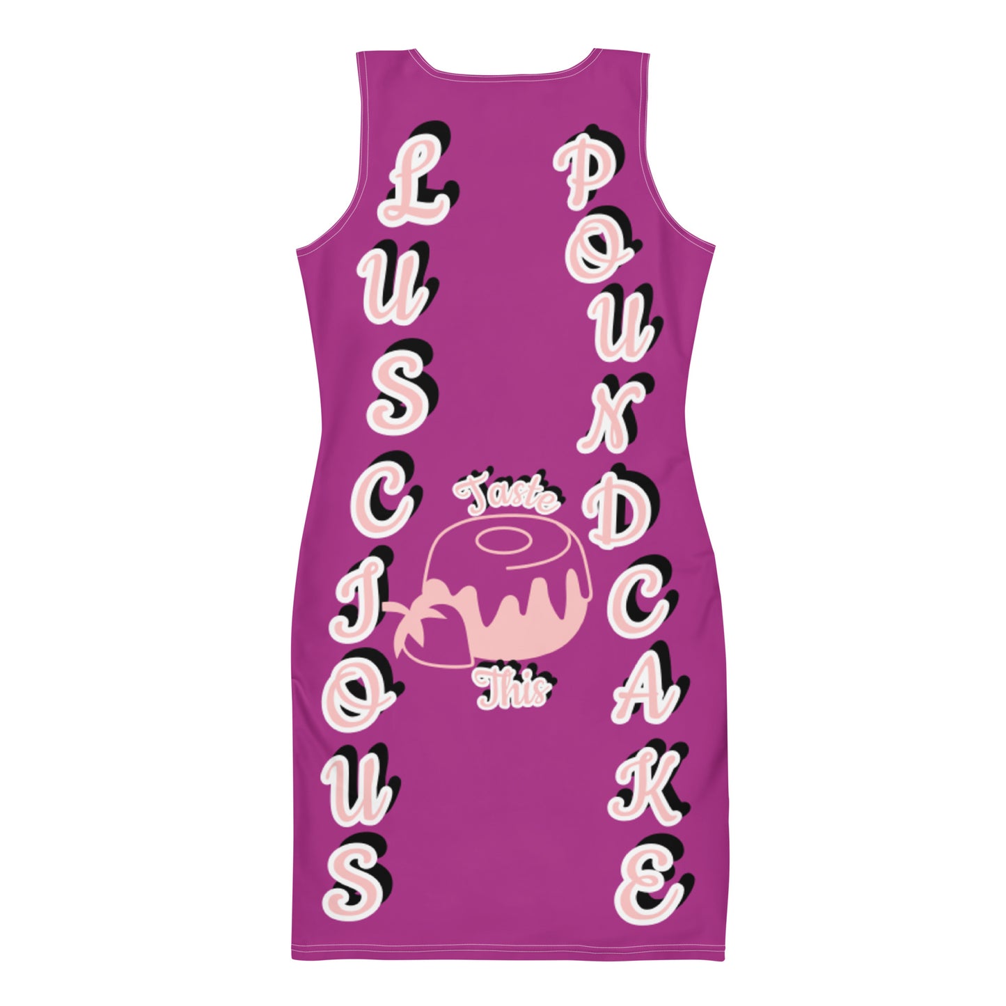 3TG True Lusciousness Bodycon Dress (Purple Grape Berry Pound Cake Edition)