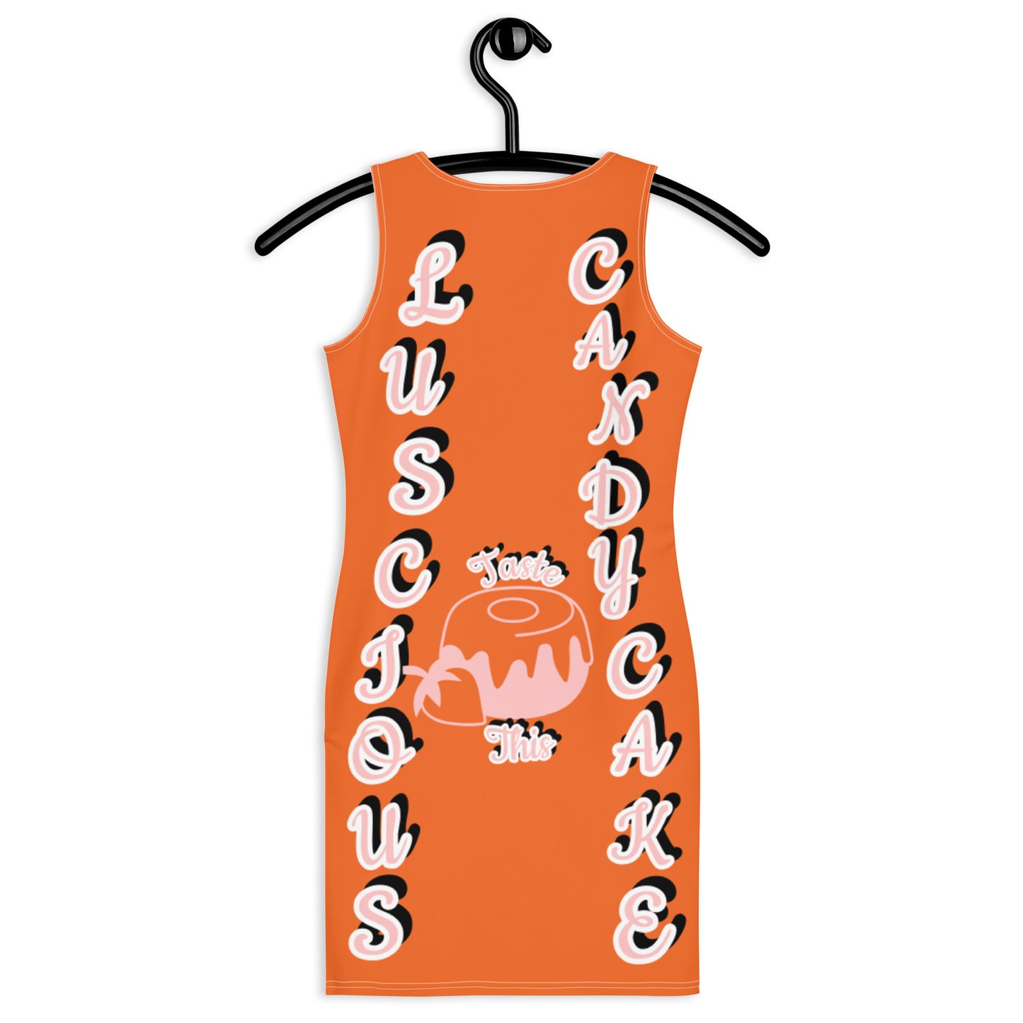 3TG True Lusciousness Bodycon Dress (Orange Cream Dream Candy Cake Edition)