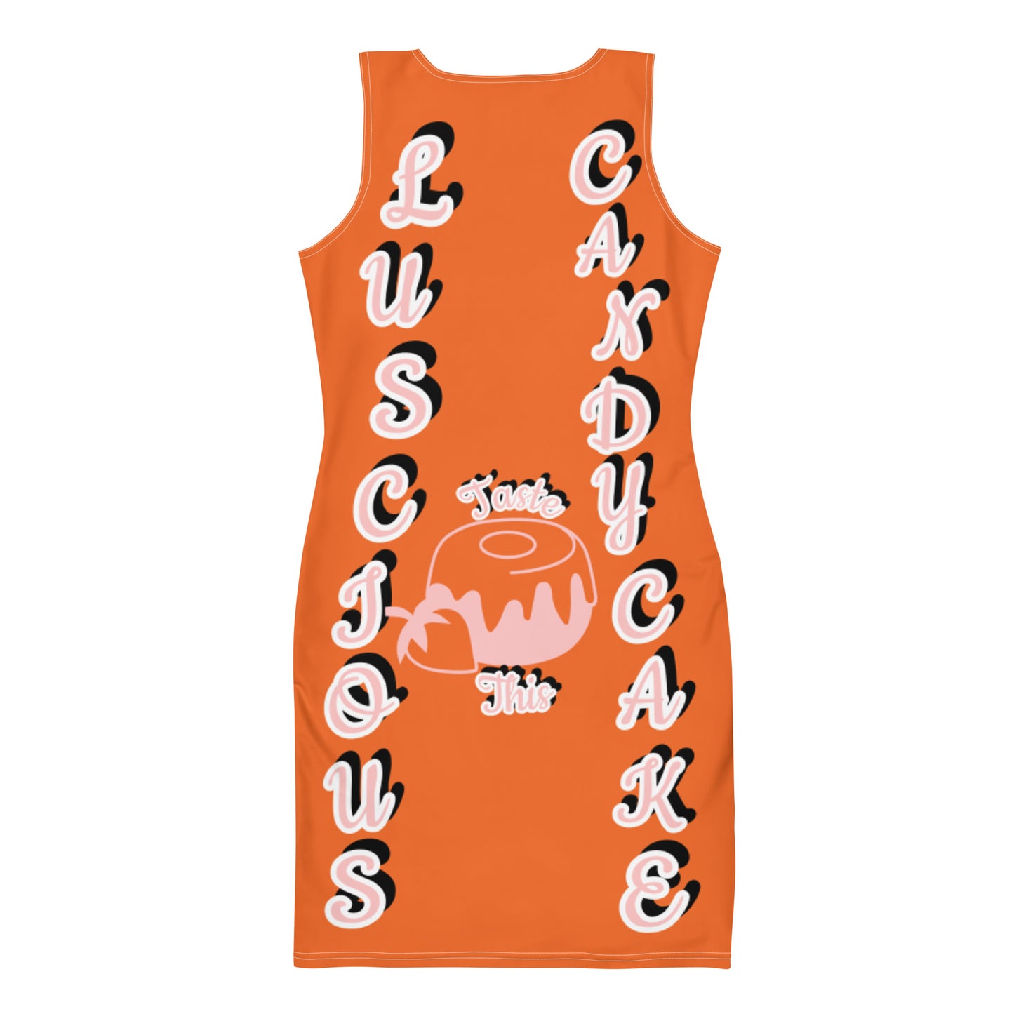 3TG True Lusciousness Bodycon Dress (Orange Cream Dream Candy Cake Edition)