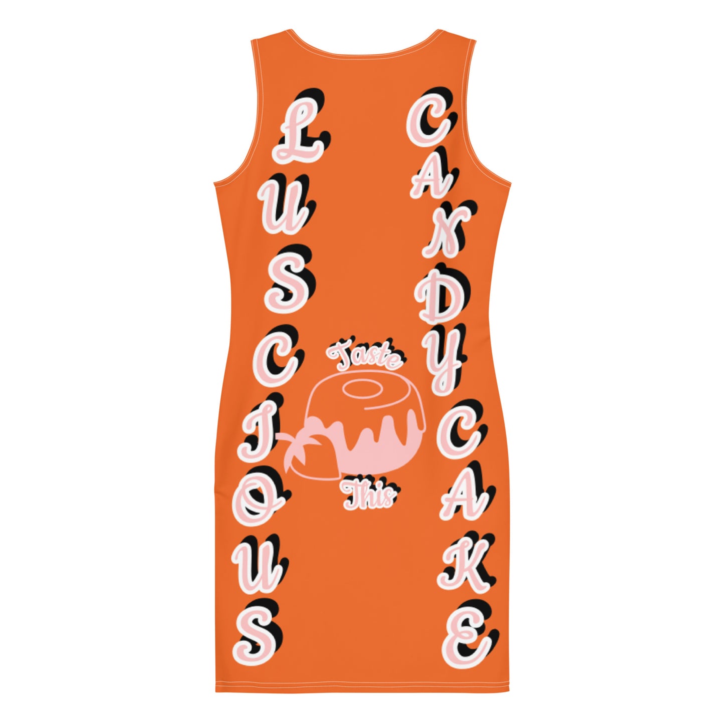 3TG True Lusciousness Bodycon Dress (Orange Cream Dream Candy Cake Edition)