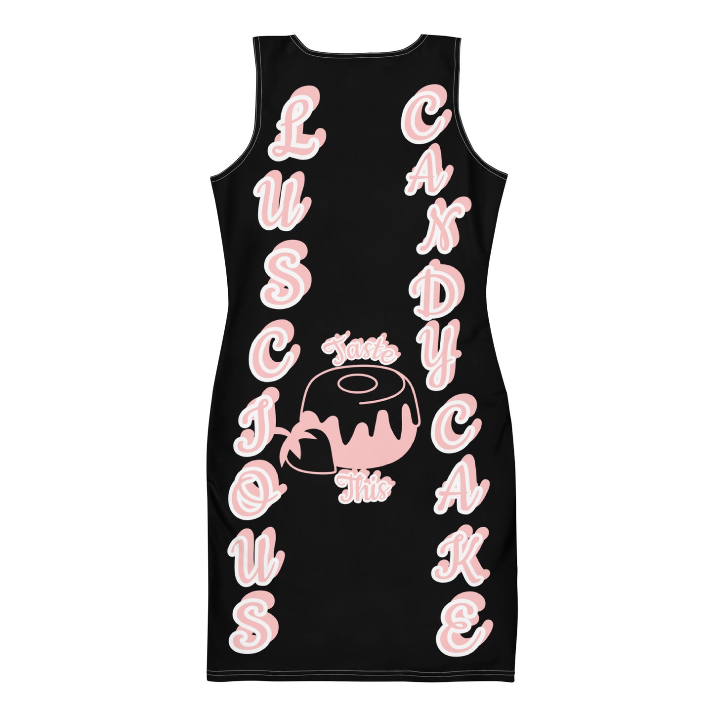 3TG True Lusciousness Bodycon Dress (Peach Blackberry Candy Cake Edition)