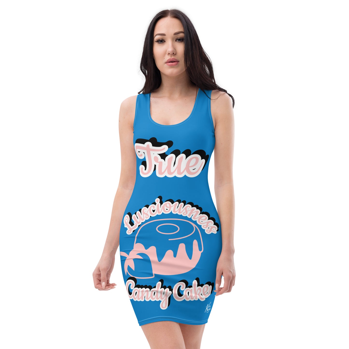 3TG True Lusciousness Bodycon Dress (Cotton Candy Candy Cake Edition)