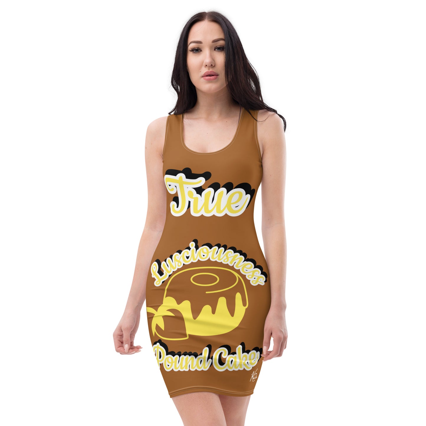 3TG True Lusciousness Bodycon Dress (Pineapple Passion Pound Cake Edition)