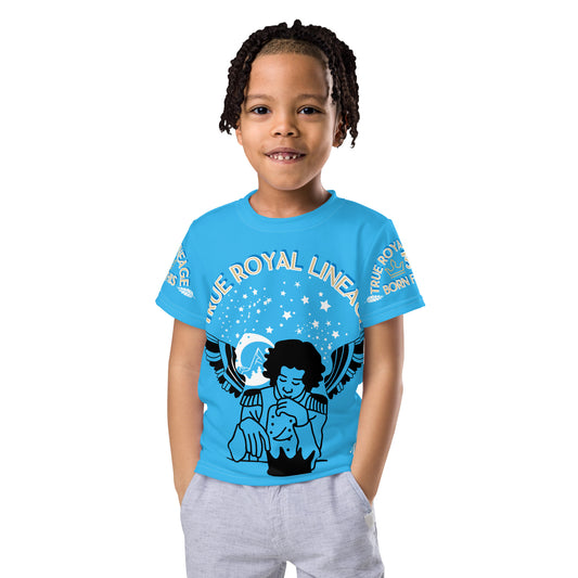 3TG True Royal Lineage (Baby Blue and Tan Boy) T-Shirt