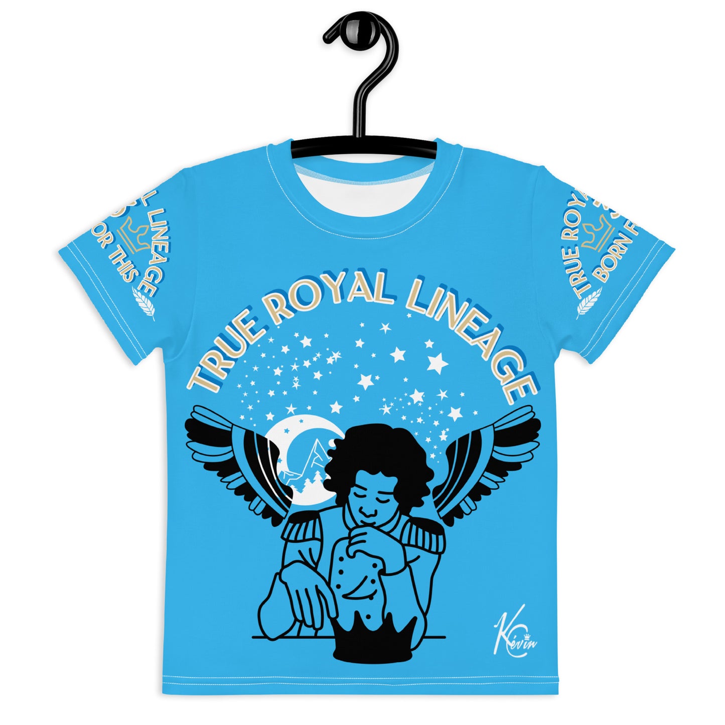 3TG True Royal Lineage (Baby Blue and Tan Boy) T-Shirt