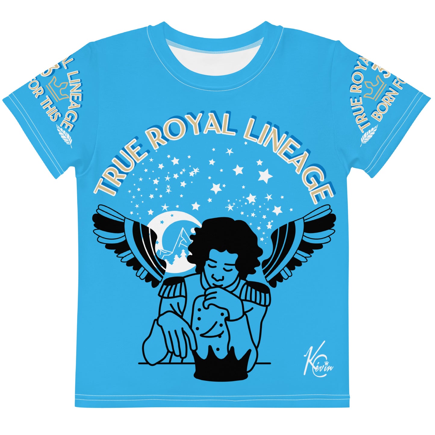 3TG True Royal Lineage (Baby Blue and Tan Boy) T-Shirt