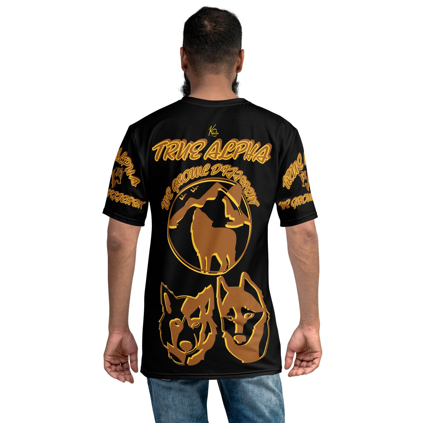 3TG True Alpha (Melanated Night Wolf Print Edition) T-Shirt