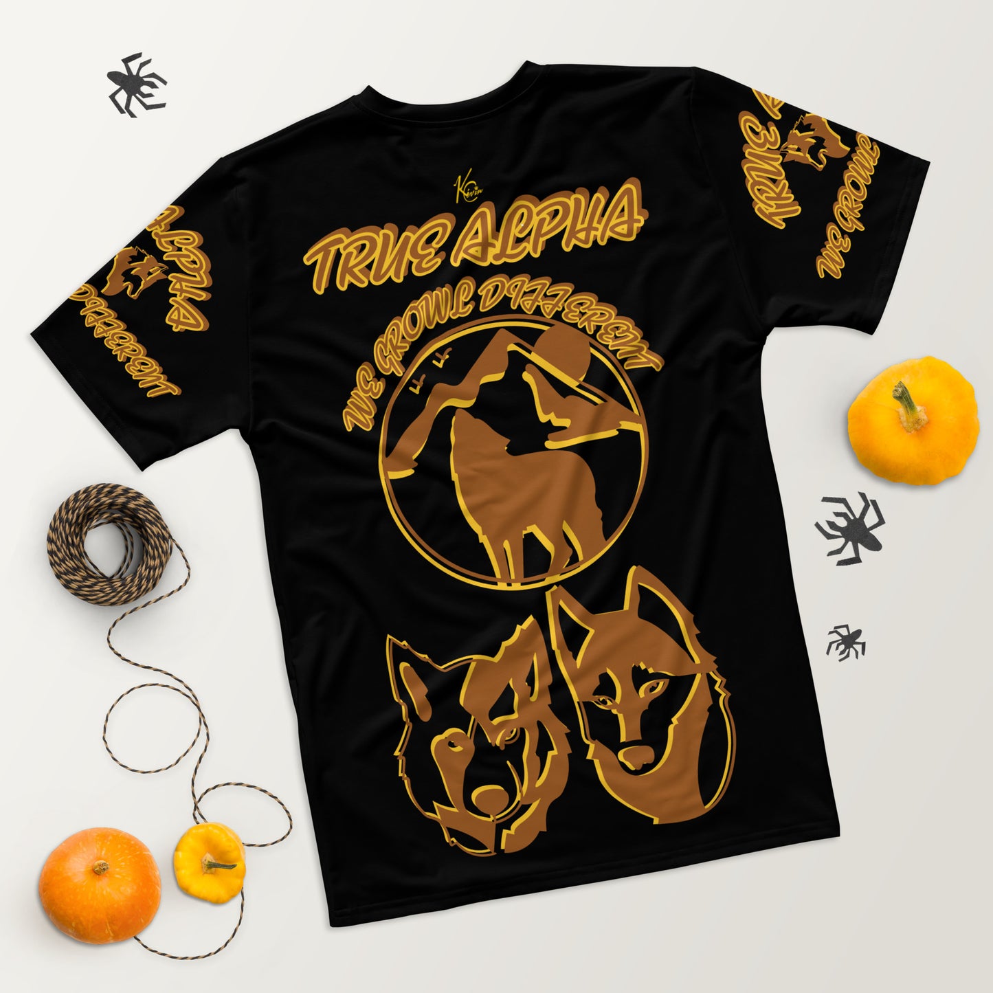 3TG True Alpha (Melanated Night Wolf Print Edition) T-Shirt