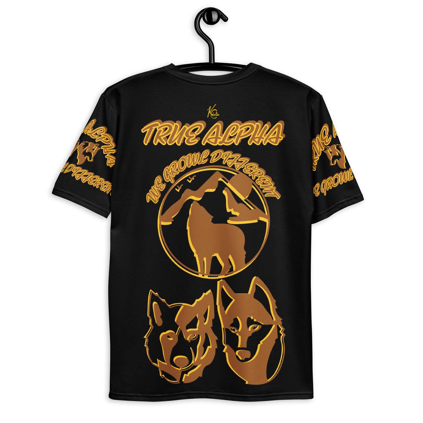 3TG True Alpha (Melanated Night Wolf Print Edition) T-Shirt