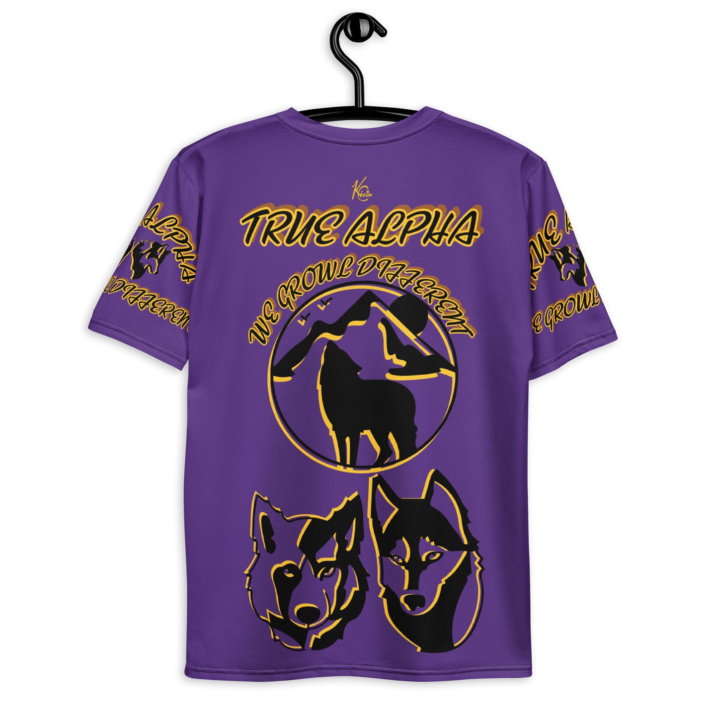 3TG True Alpha (Royal Purple Wolf Print Edition) T-Shirt