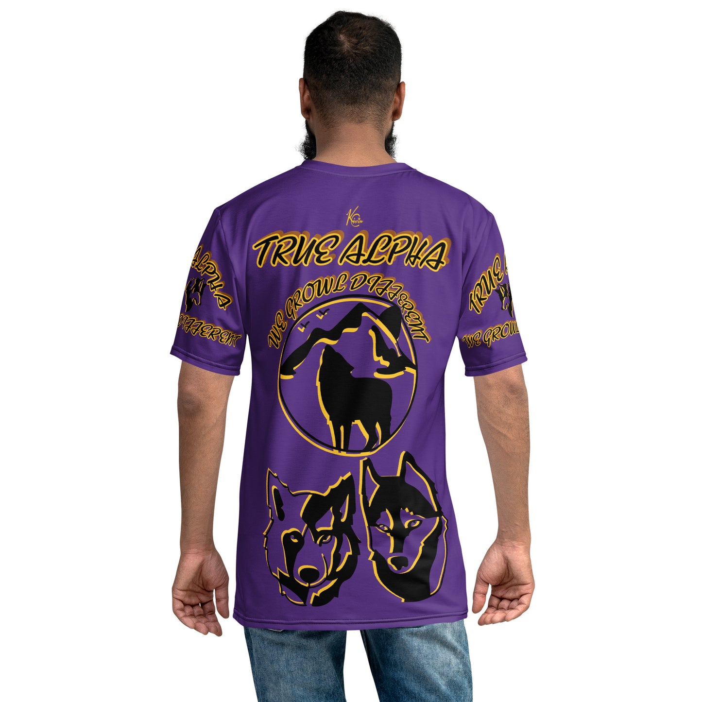 3TG True Alpha (Royal Purple Wolf Print Edition) T-Shirt