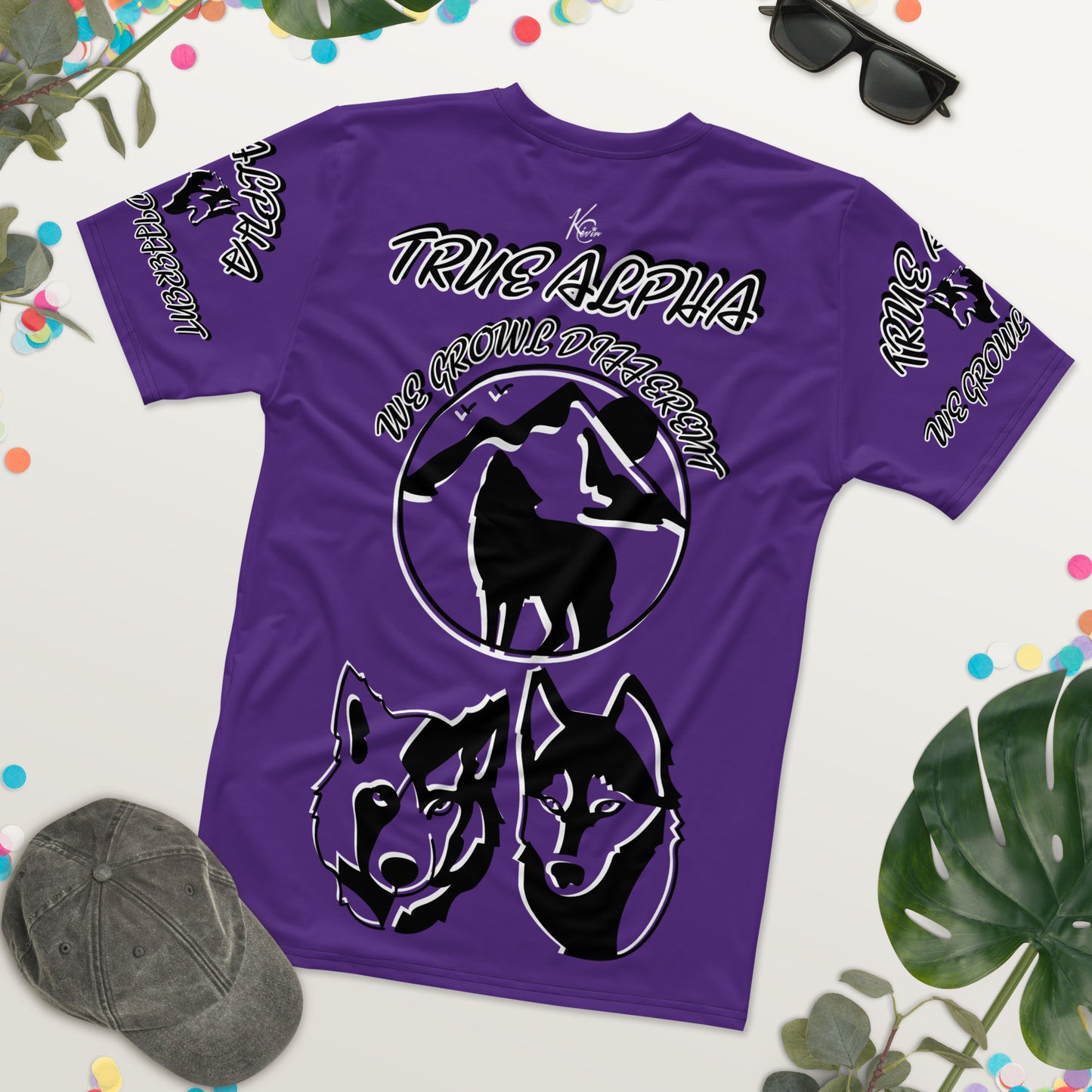 3TG True Alpha (Purple Knight Wolf Print Edition) T-Shirt