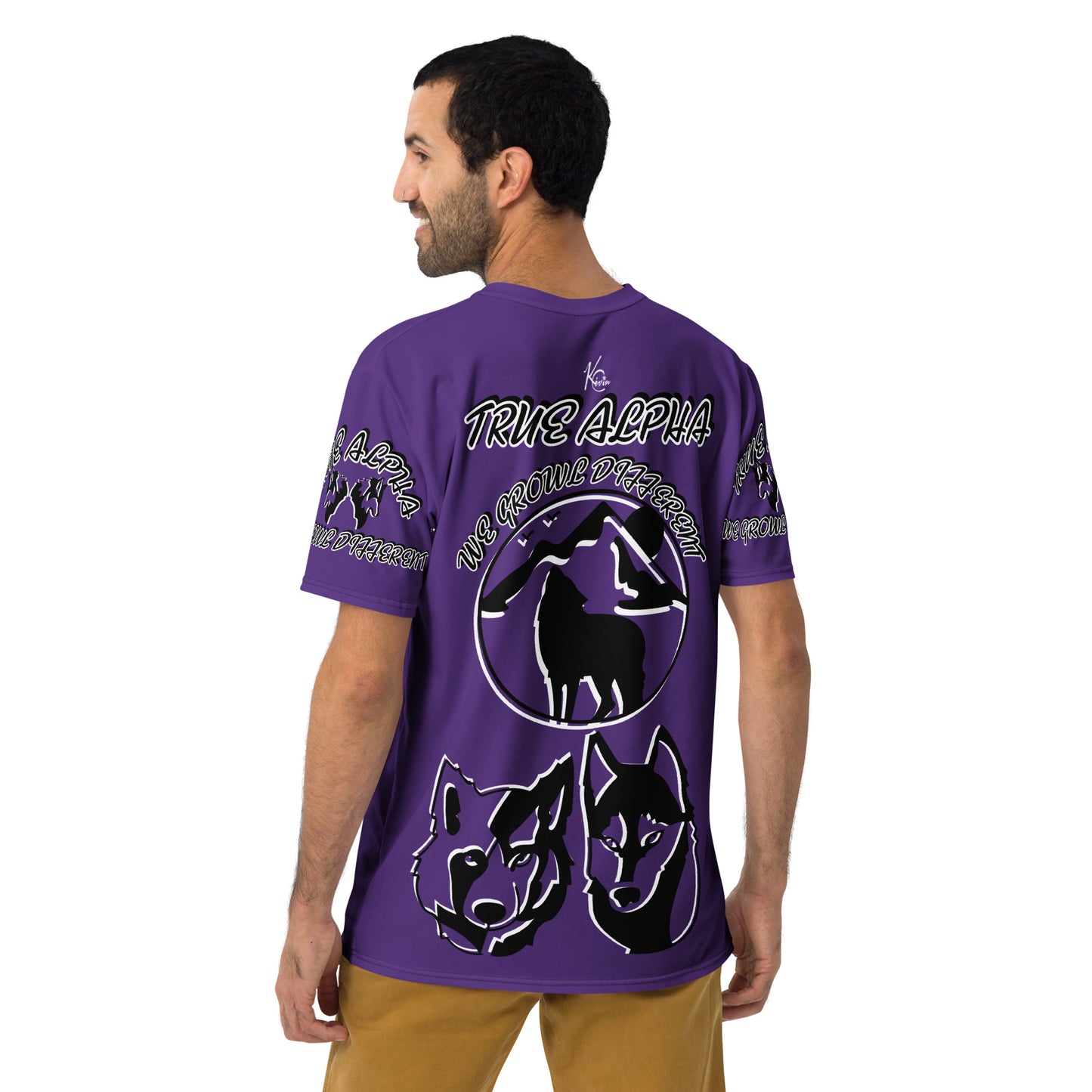 3TG True Alpha (Purple Knight Wolf Print Edition) T-Shirt