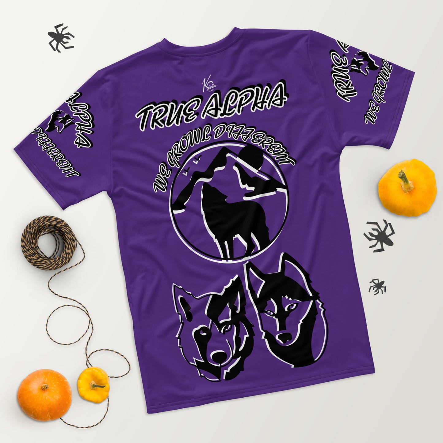 3TG True Alpha (Purple Knight Wolf Print Edition) T-Shirt