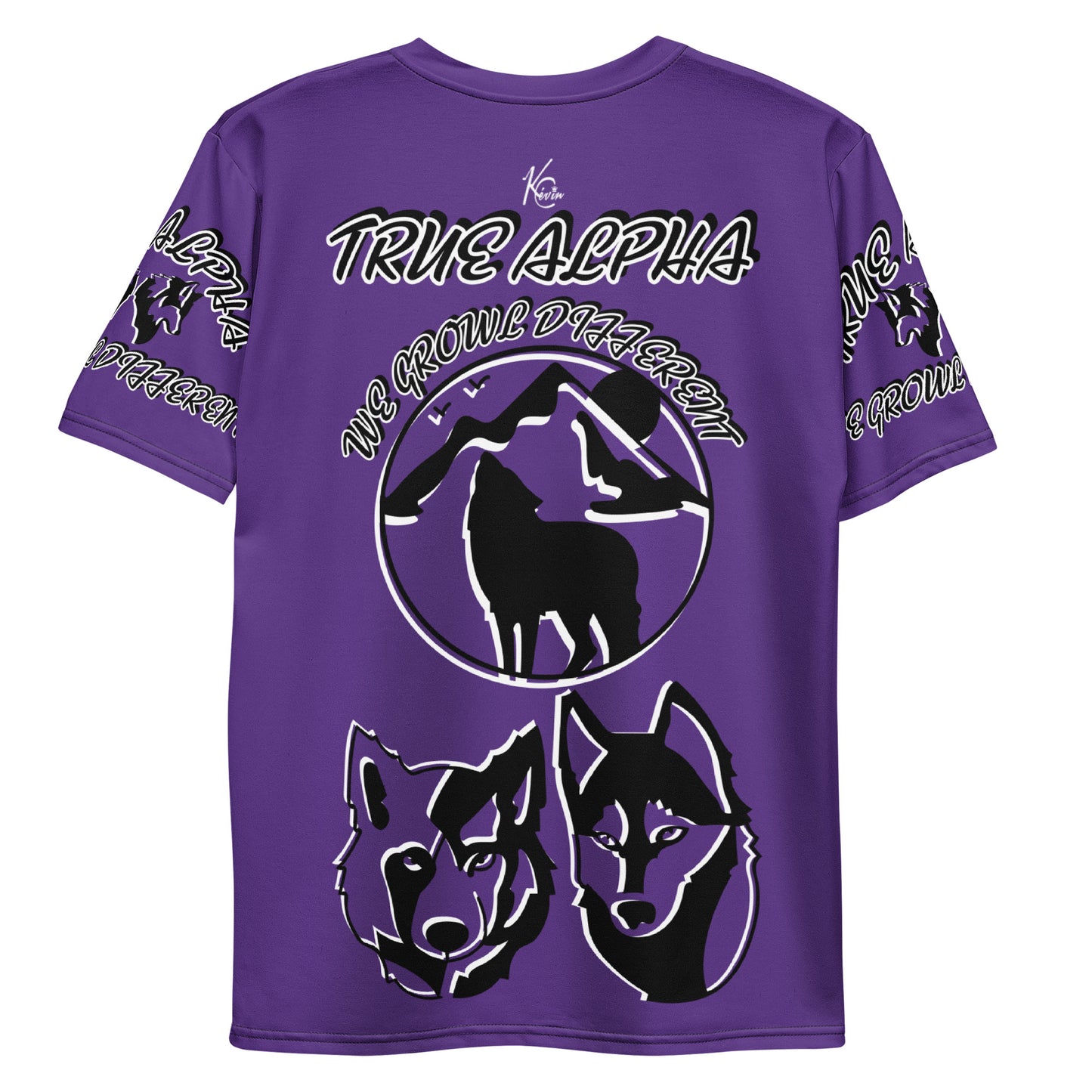 3TG True Alpha (Purple Knight Wolf Print Edition) T-Shirt