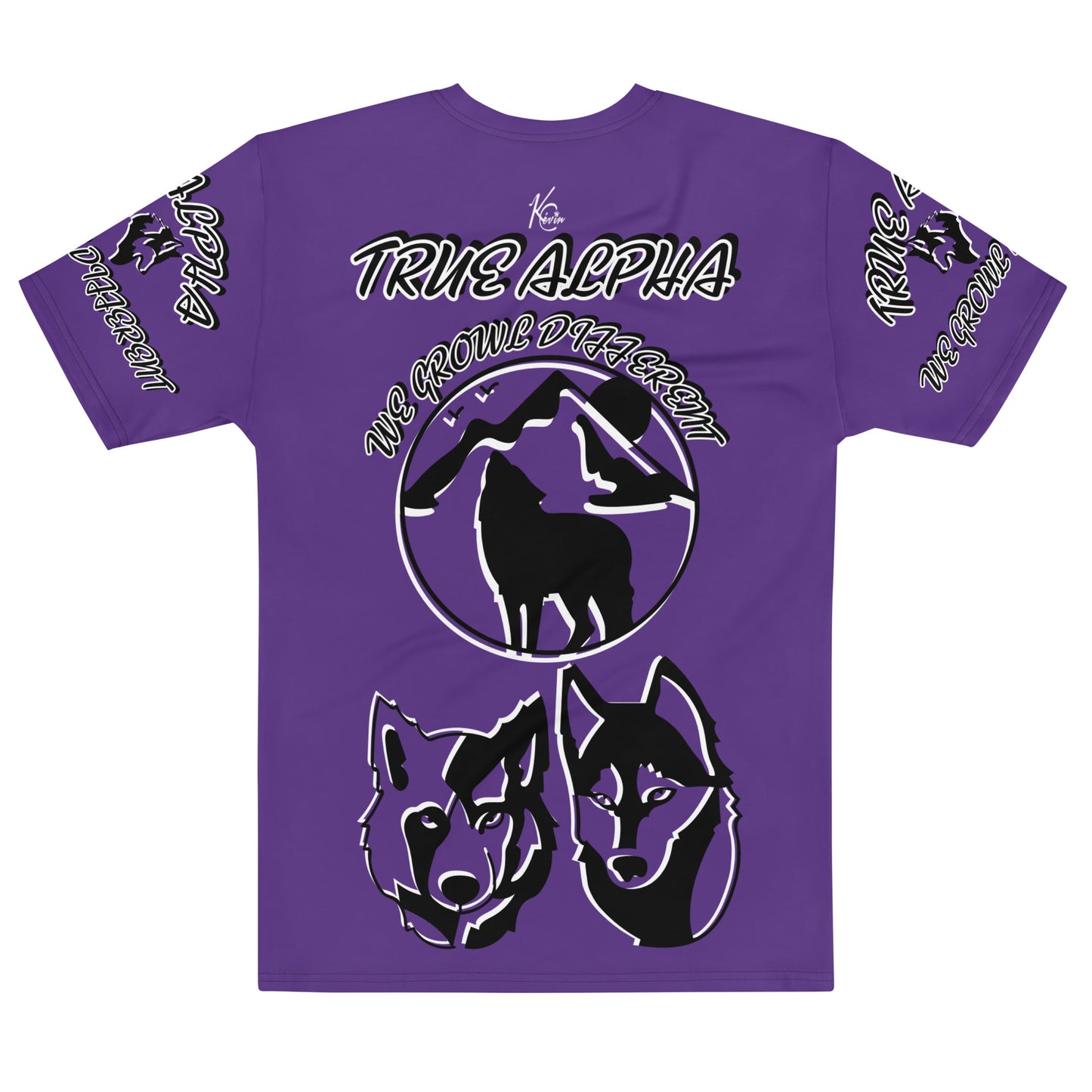 3TG True Alpha (Purple Knight Wolf Print Edition) T-Shirt