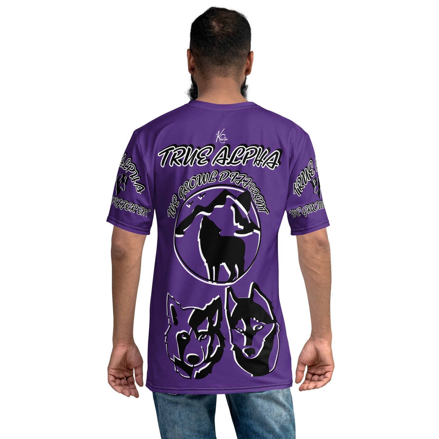 3TG True Alpha (Purple Knight Wolf Print Edition) T-Shirt