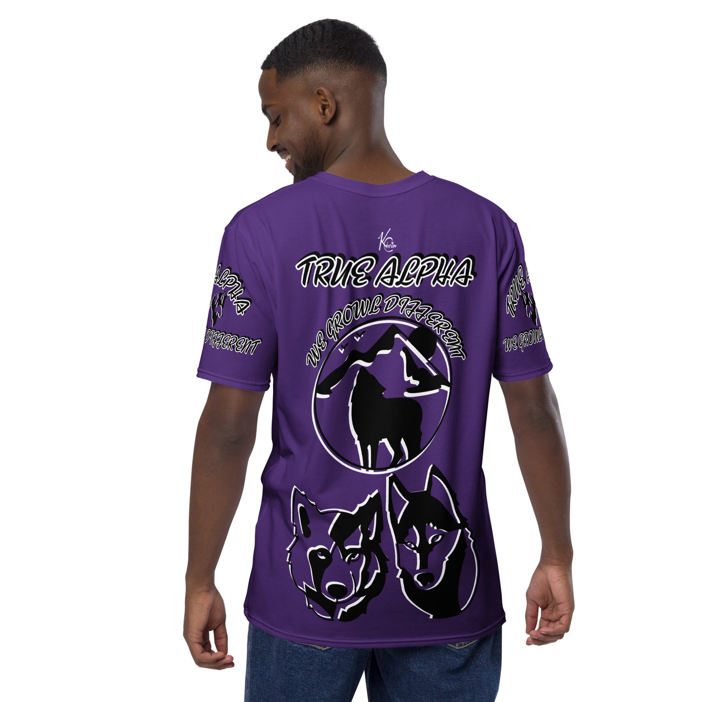 3TG True Alpha (Purple Knight Wolf Print Edition) T-Shirt