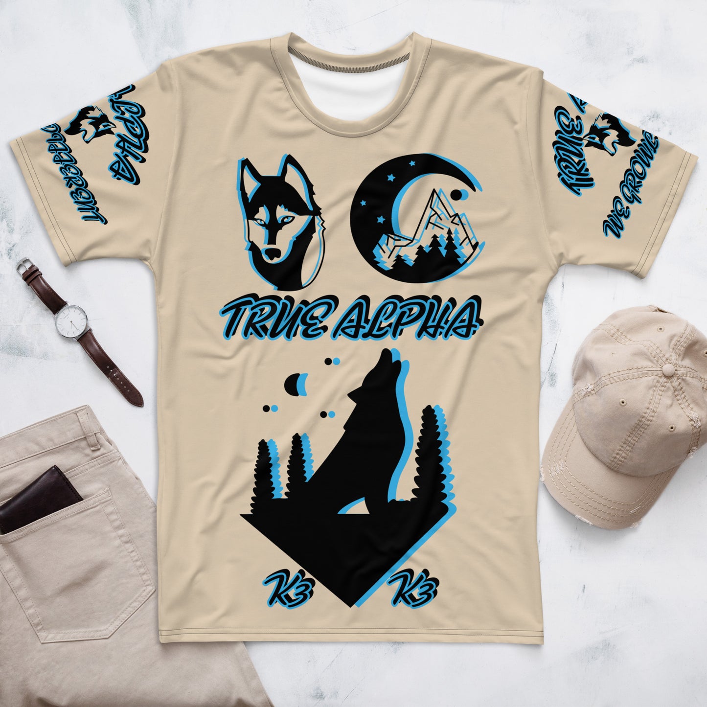 3TG True Alpha (Desert Wolf Print Edition) T-Shirt