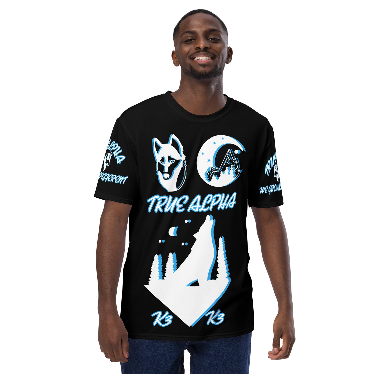 3TG True Alpha (Night Wolf Print Edition) T-Shirt