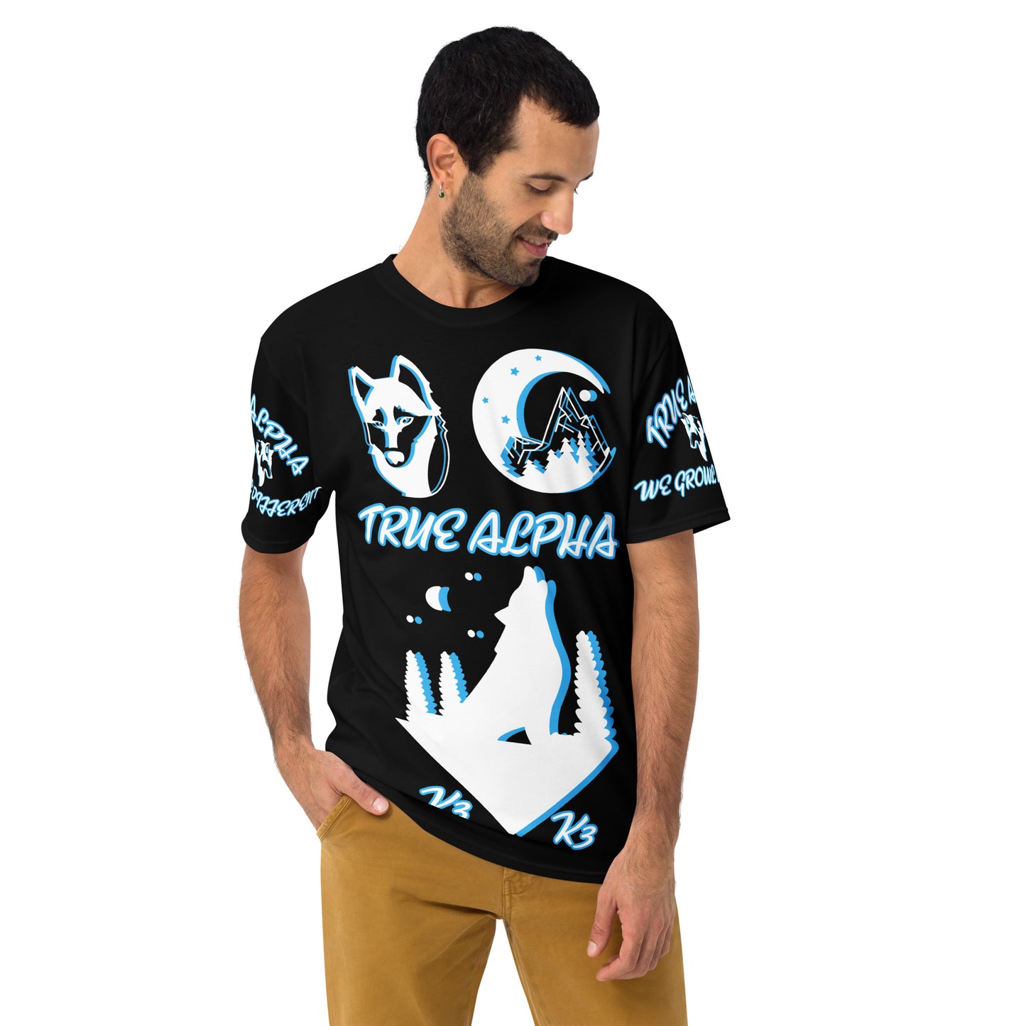 3TG True Alpha (Night Wolf Print Edition) T-Shirt