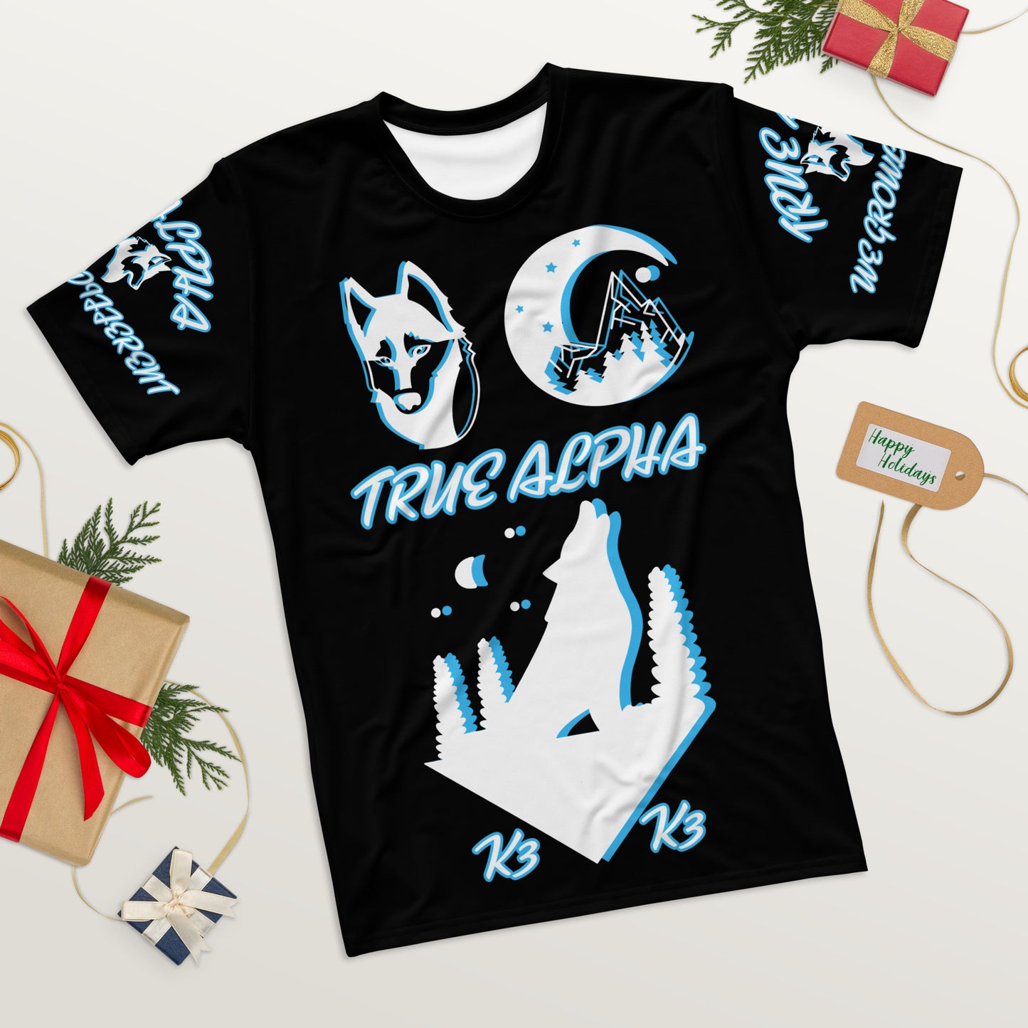 3TG True Alpha (Night Wolf Print Edition) T-Shirt