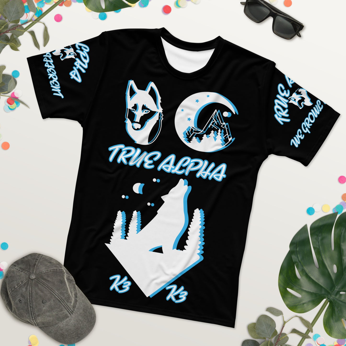 3TG True Alpha (Night Wolf Print Edition) T-Shirt