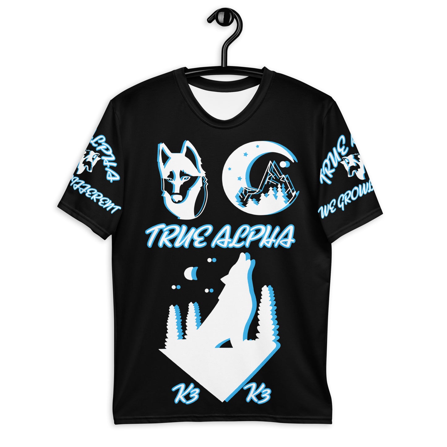 3TG True Alpha (Night Wolf Print Edition) T-Shirt