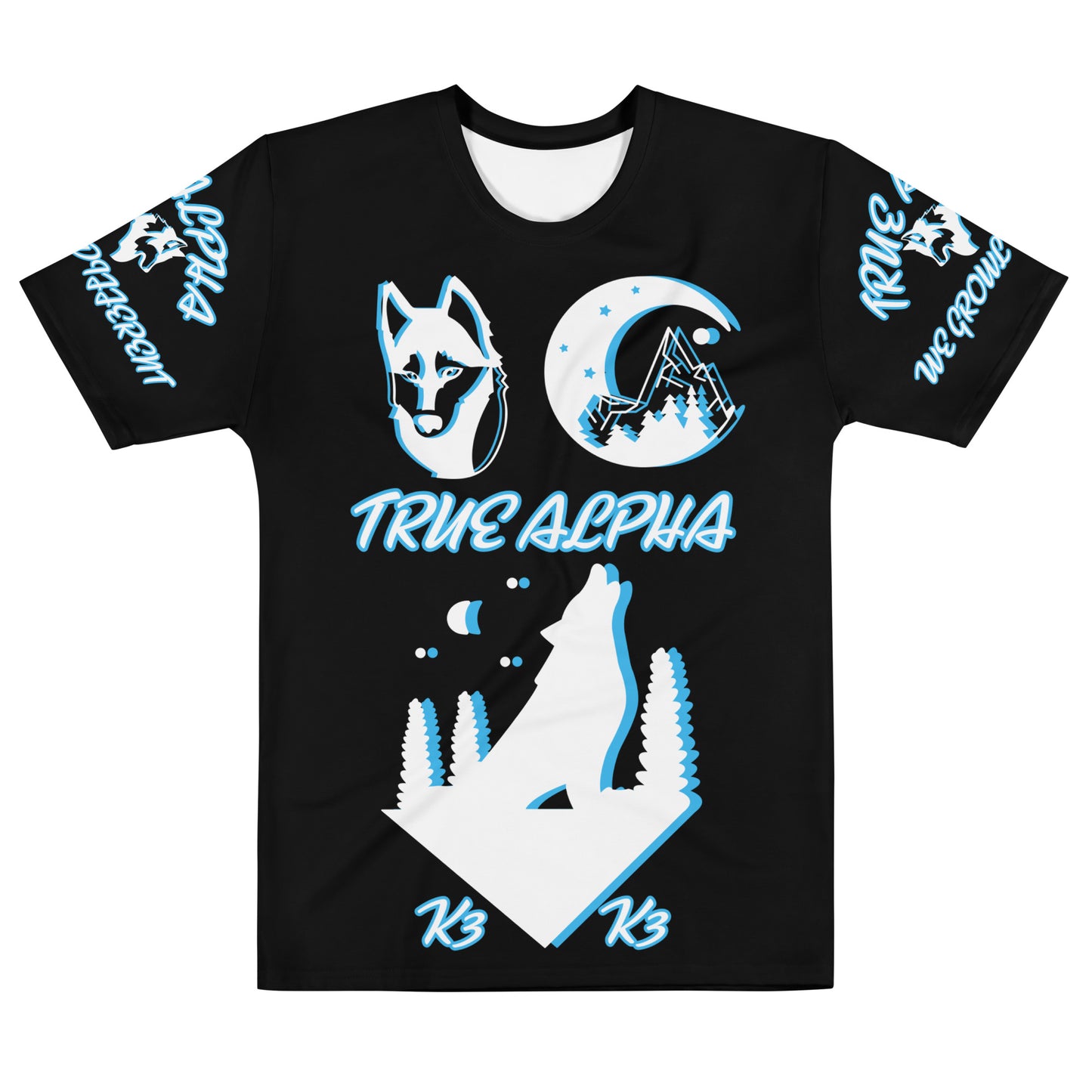 3TG True Alpha (Night Wolf Print Edition) T-Shirt