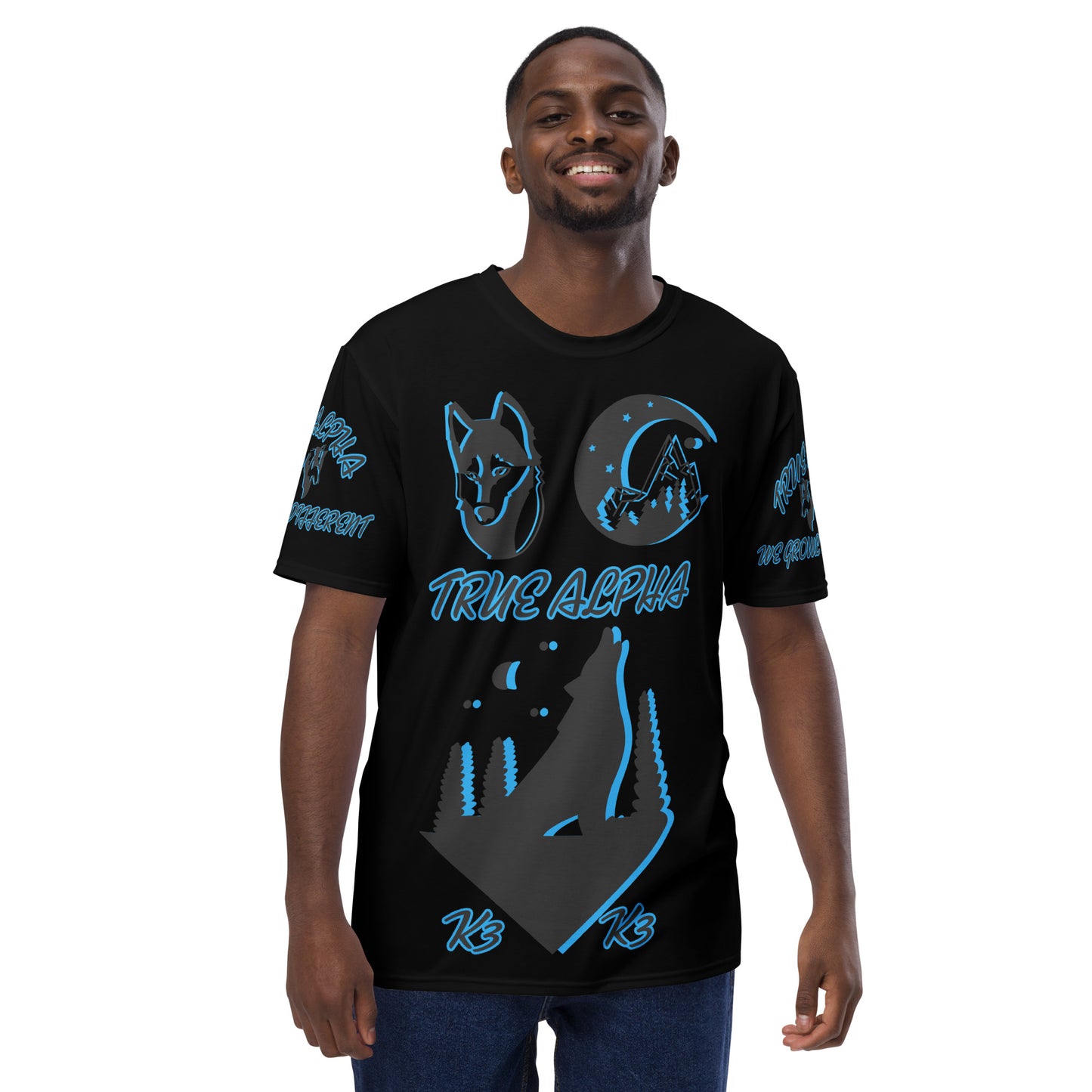 3TG True Alpha (Shadow Wolf Print Edition) T-Shirt